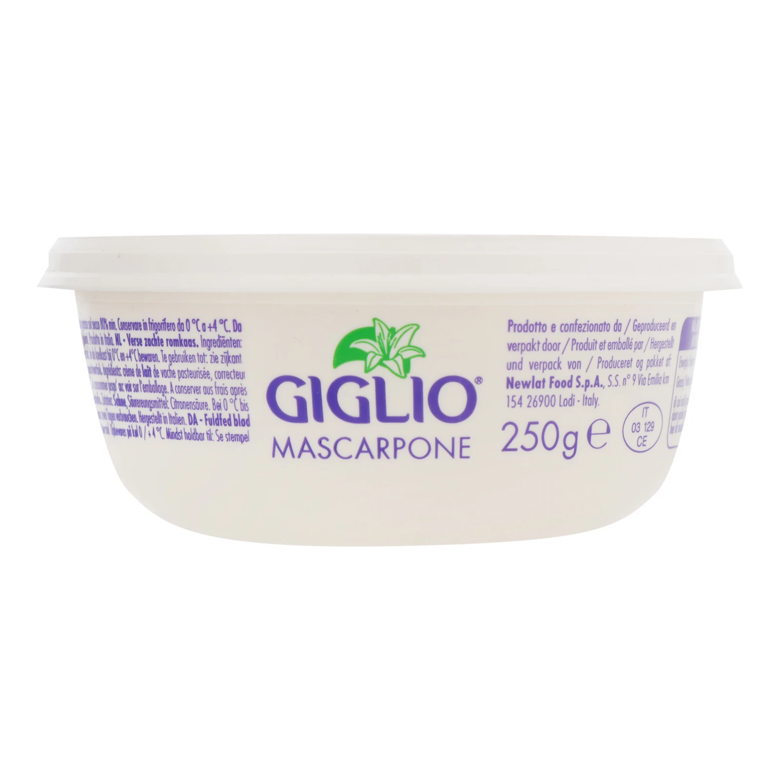 Сир Giglio Mascarpone 78% 250г Фото №:1