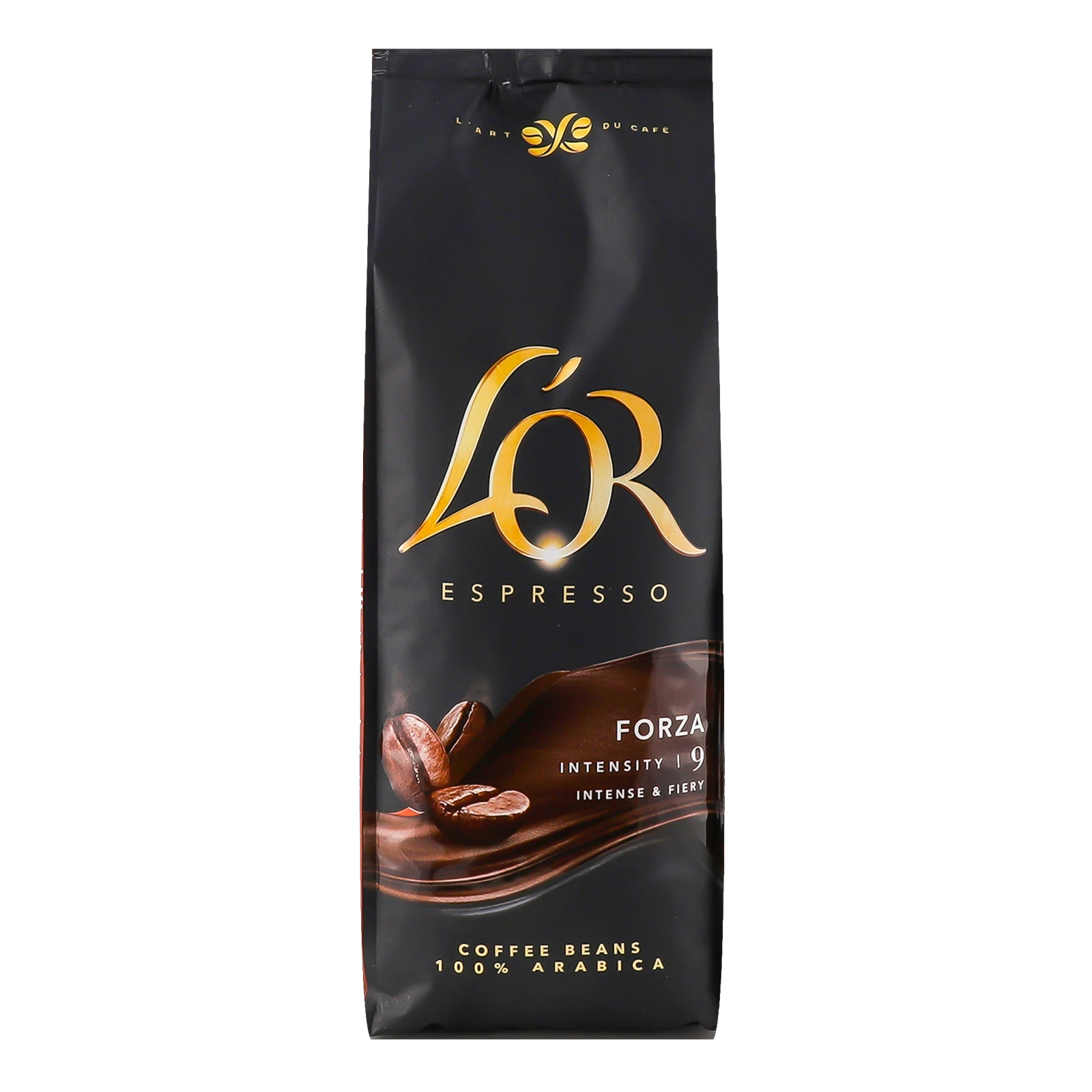Кава L'OR Espresso Forza натуральна смажена в зернах 1кг