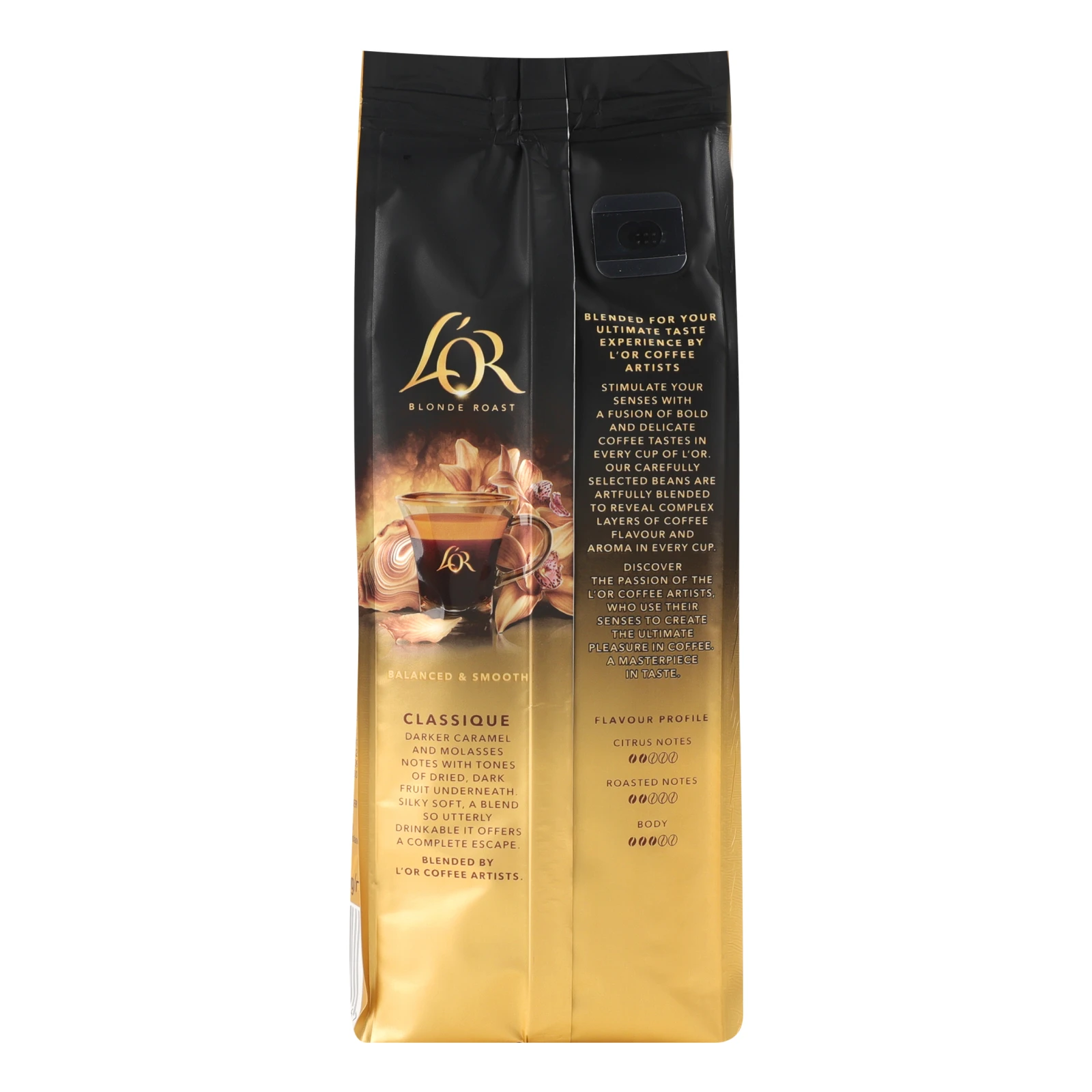 Кава L'OR Blonde Roast Classique натуральна смажена мелена 250г Фото №:2