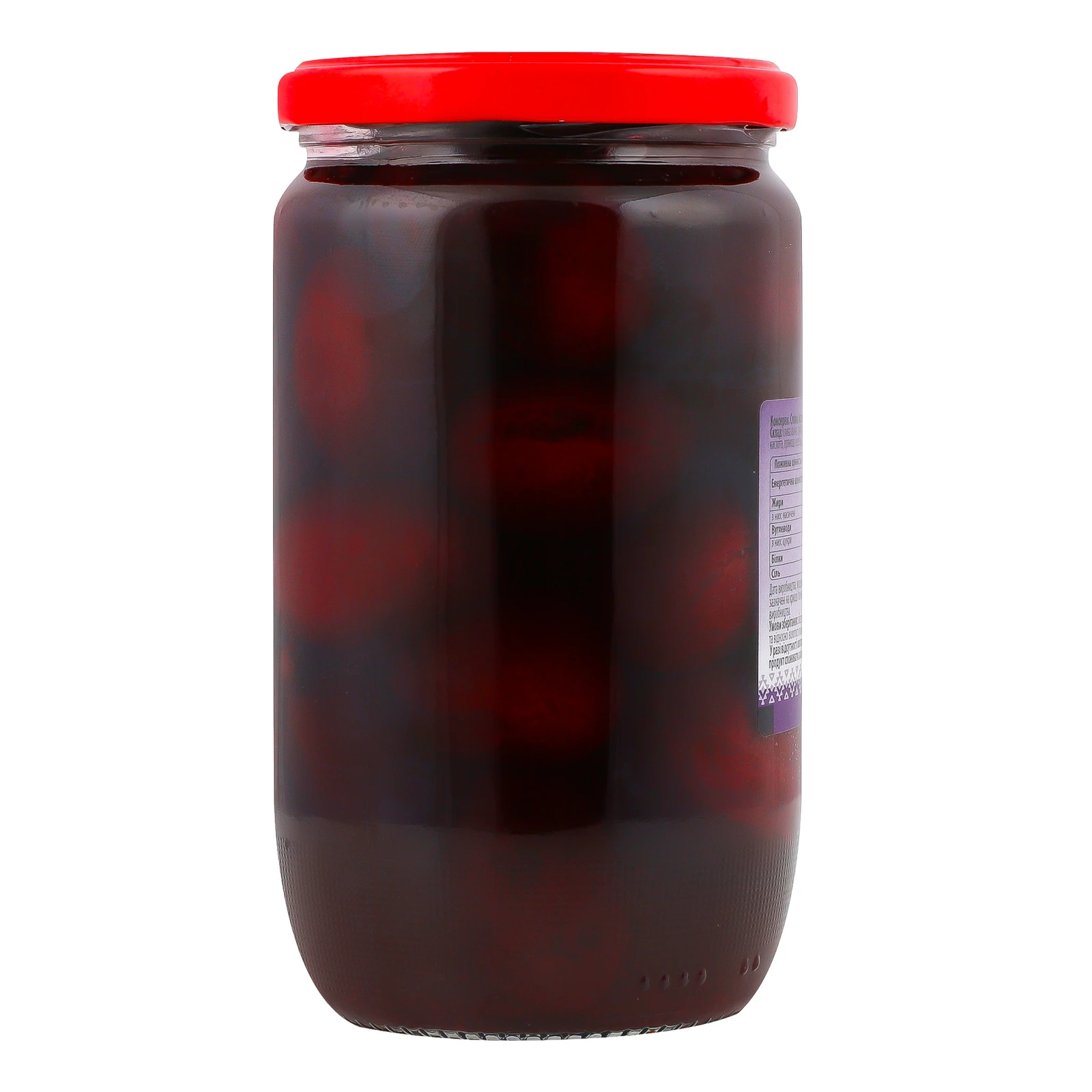 Слива Хуторок маринована стерилізована 770г Фото №:2