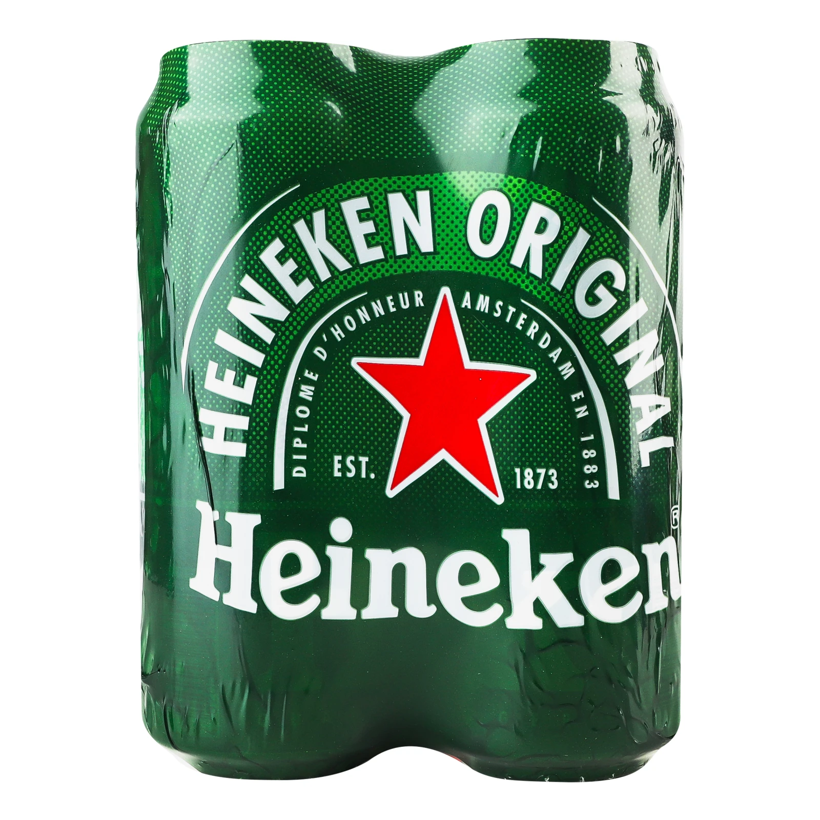 Пиво Heineken Original світле фільтроване пастеризоване 5% 4*500мл/уп Фото №:1