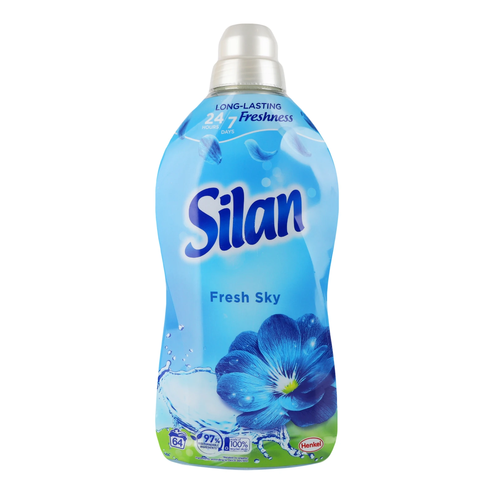 Пом'якшувач для тканин Silan Fresh Sky концентрований 1.408л Фото №:1