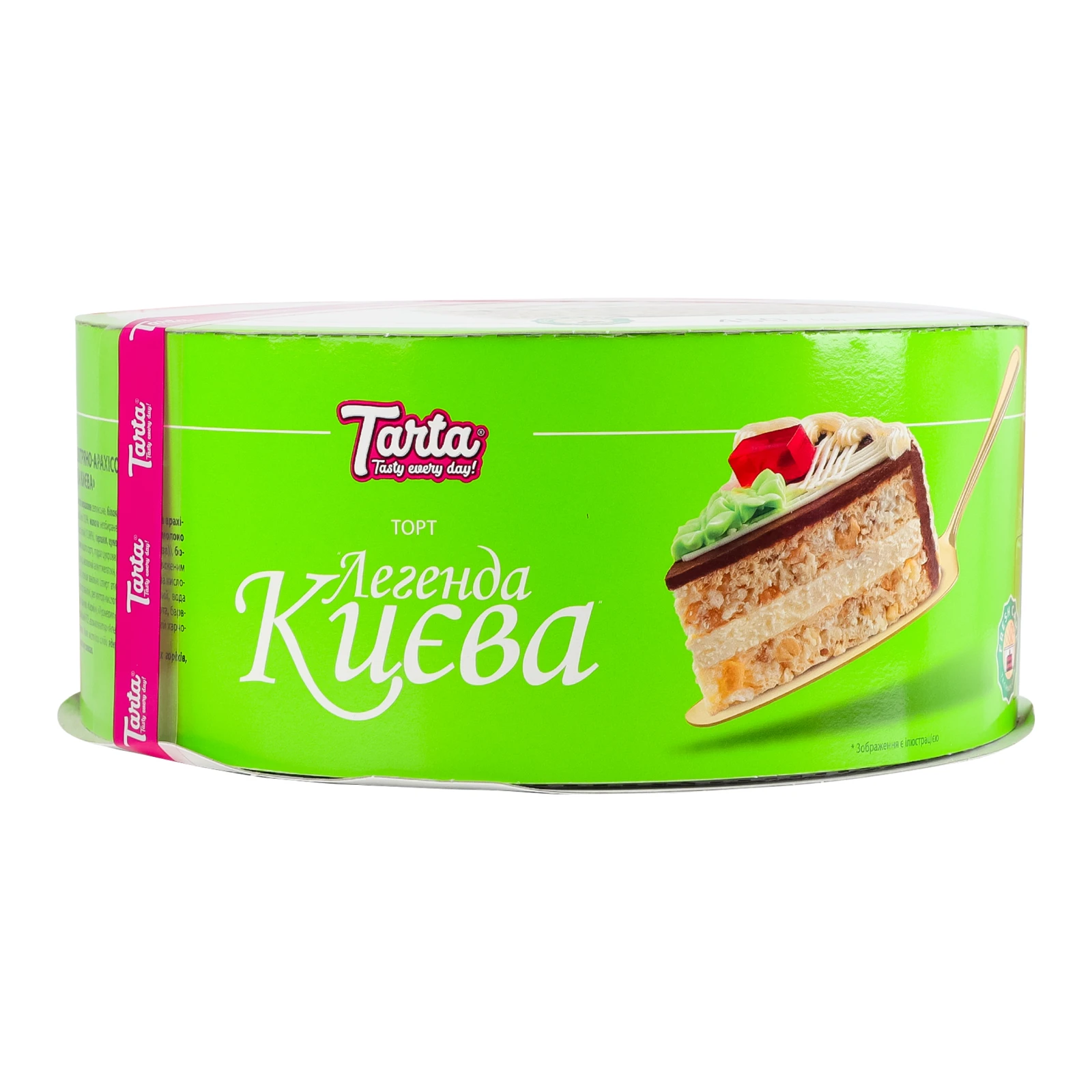 Торт Tarta Легенда Києва повітряно-арахісовий 450г Фото №:1