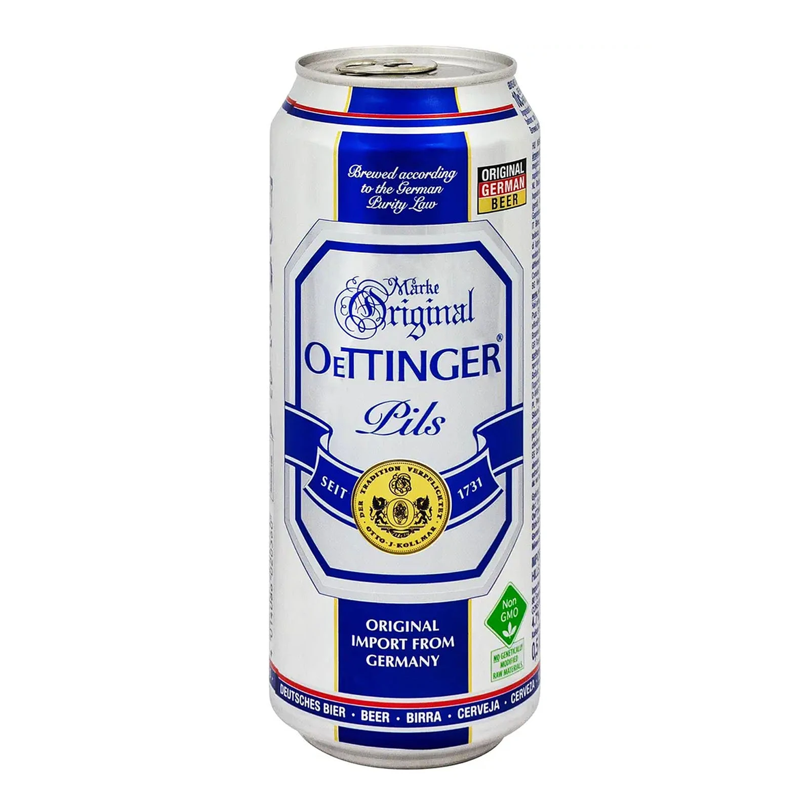 Пиво Oettinger Pils світле фільтроване 4.7% 0.5л Фото навігації №:1