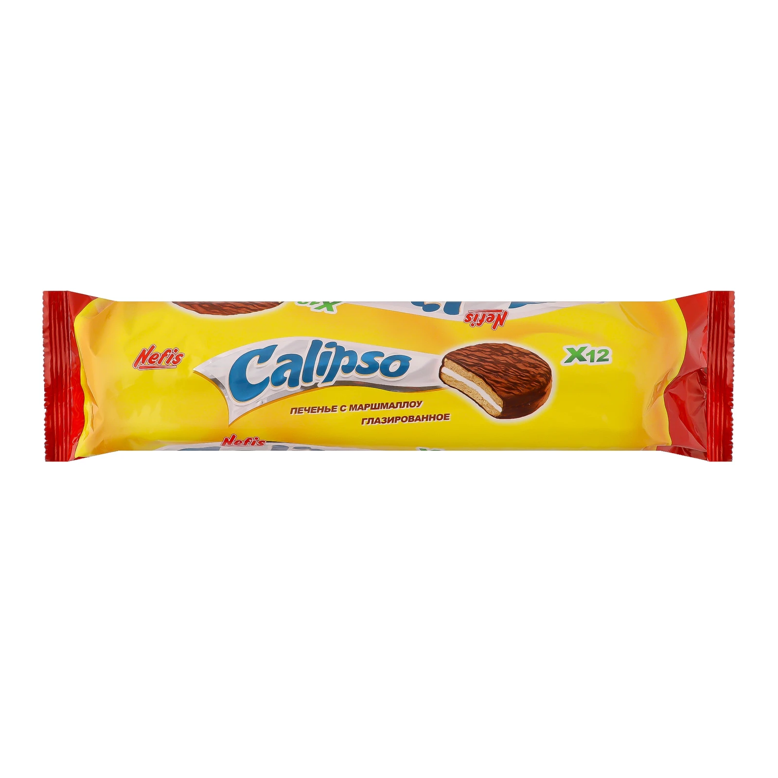 Печиво Nefis Calipso з маршмеллоу глазуроване 240г Фото №:1