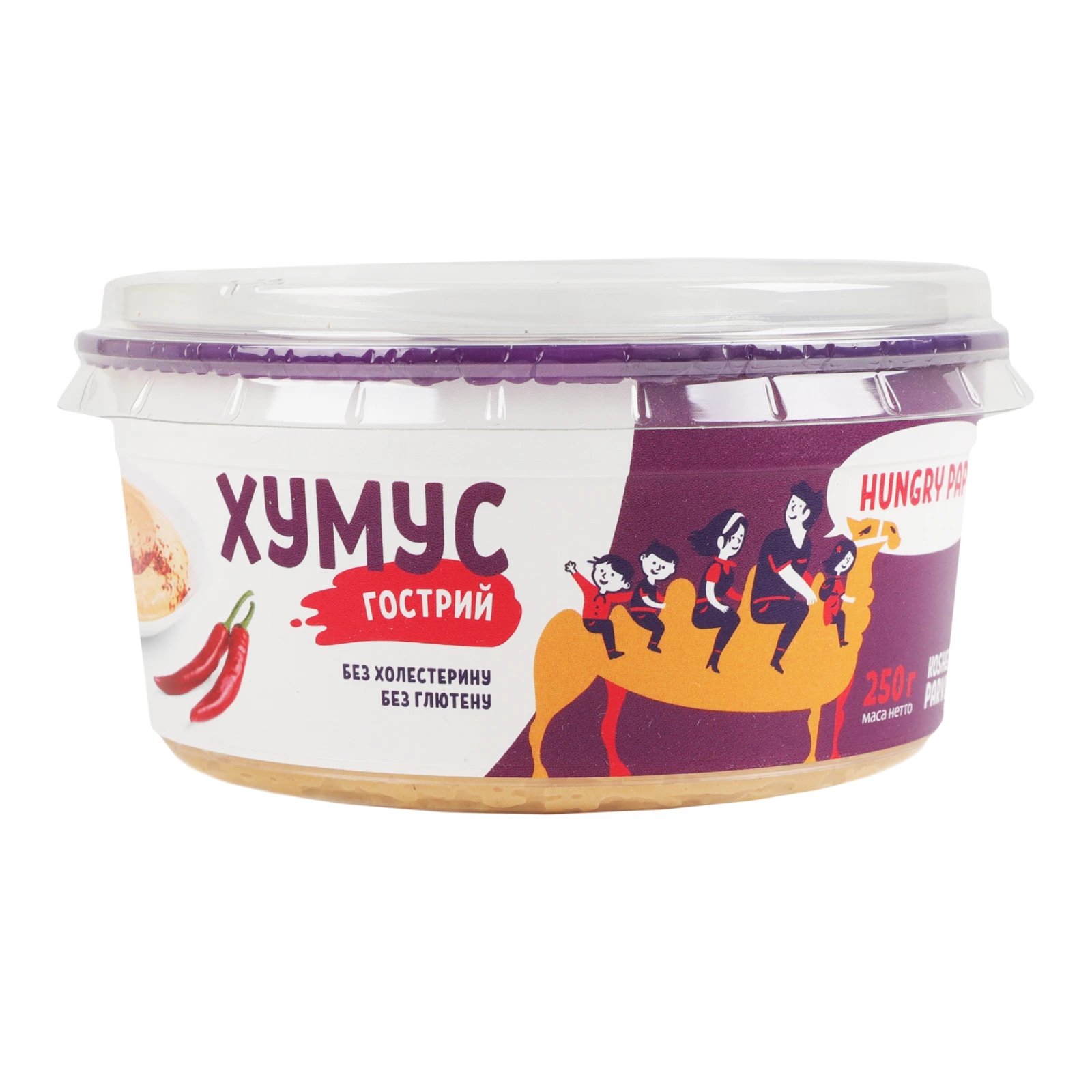 Хумус Hungry Papa гострий 250г Фото №:1