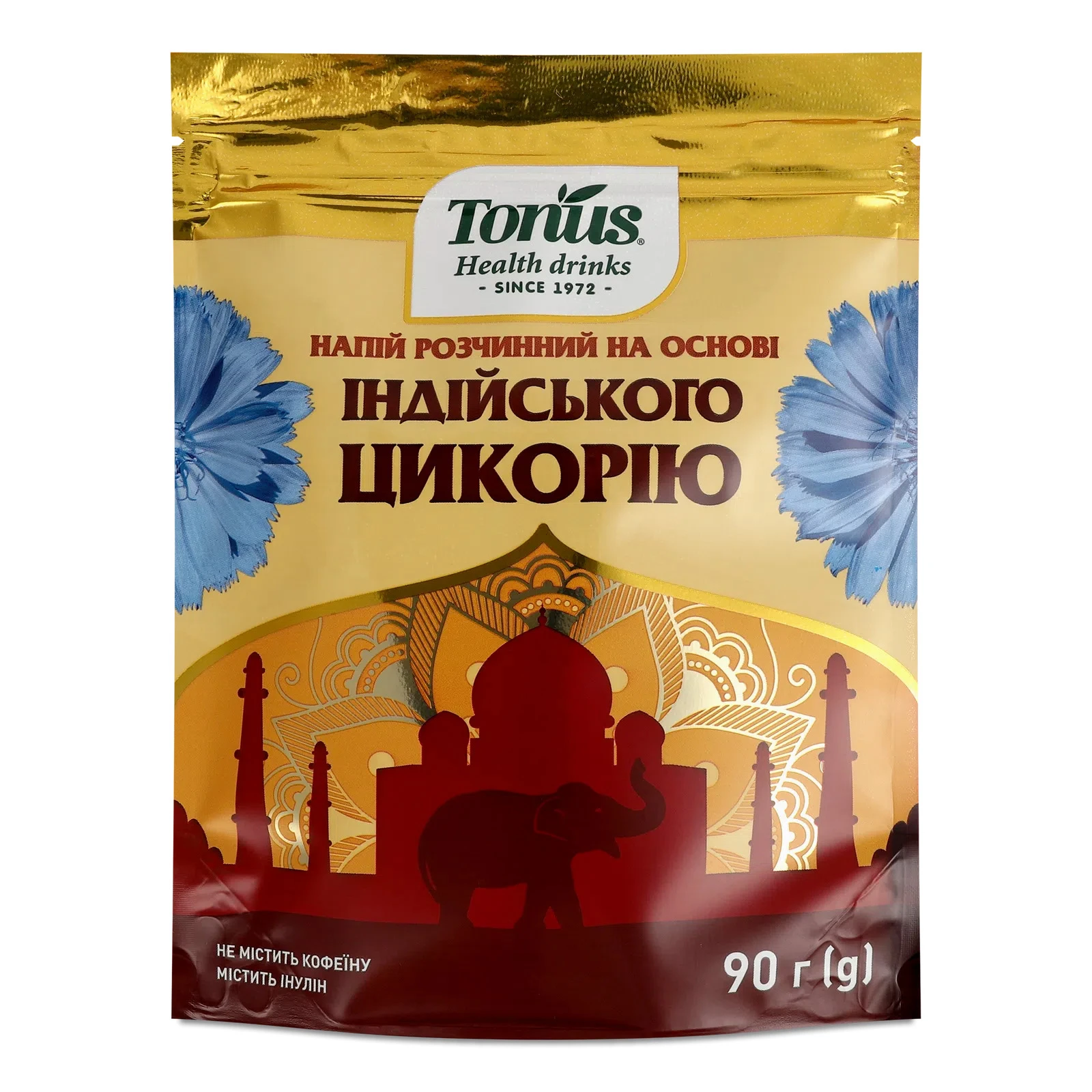 Напій кавовий ЦвітКава розчинний гранульований на основі індійського цикорію 90г Фото №:1