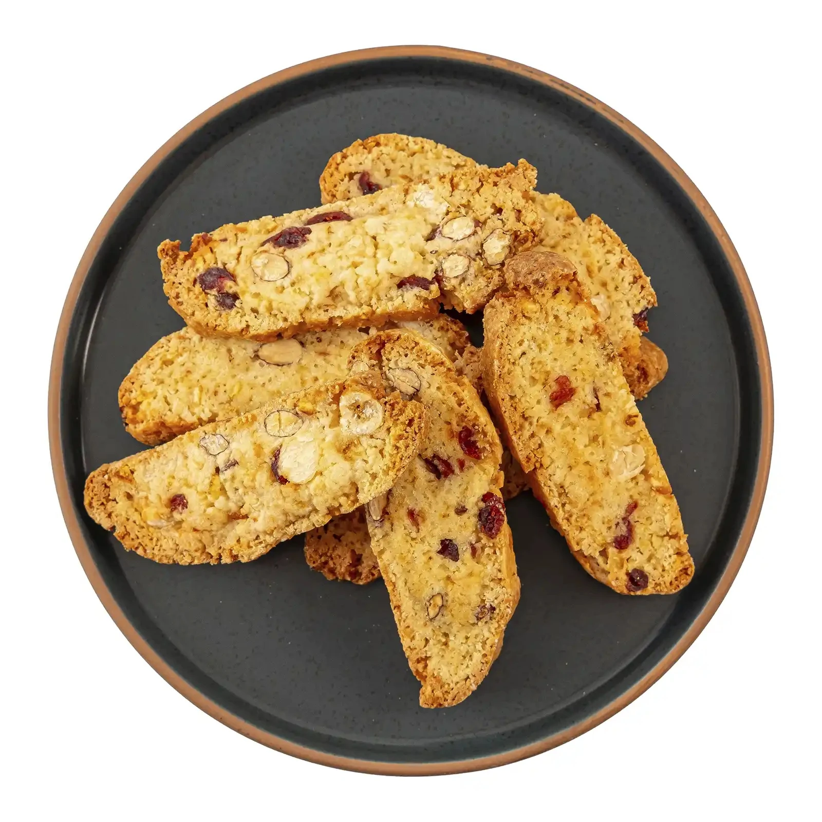 Печiво Горбушка Бicкоттi з цукатами та фундуком Фото №:1