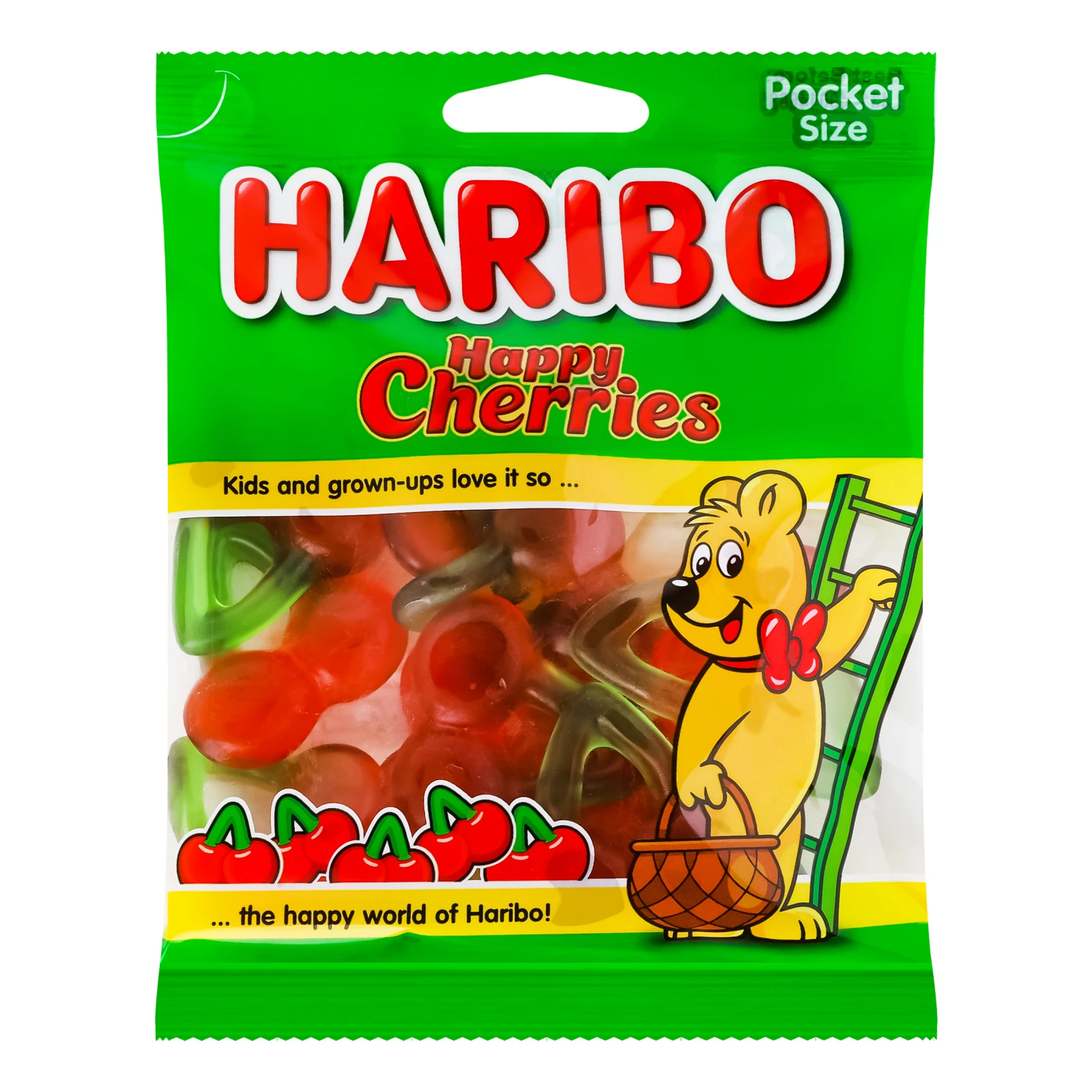 Цукерки желейні Haribo Happy Cherries неглазуровані 80г Фото №:1