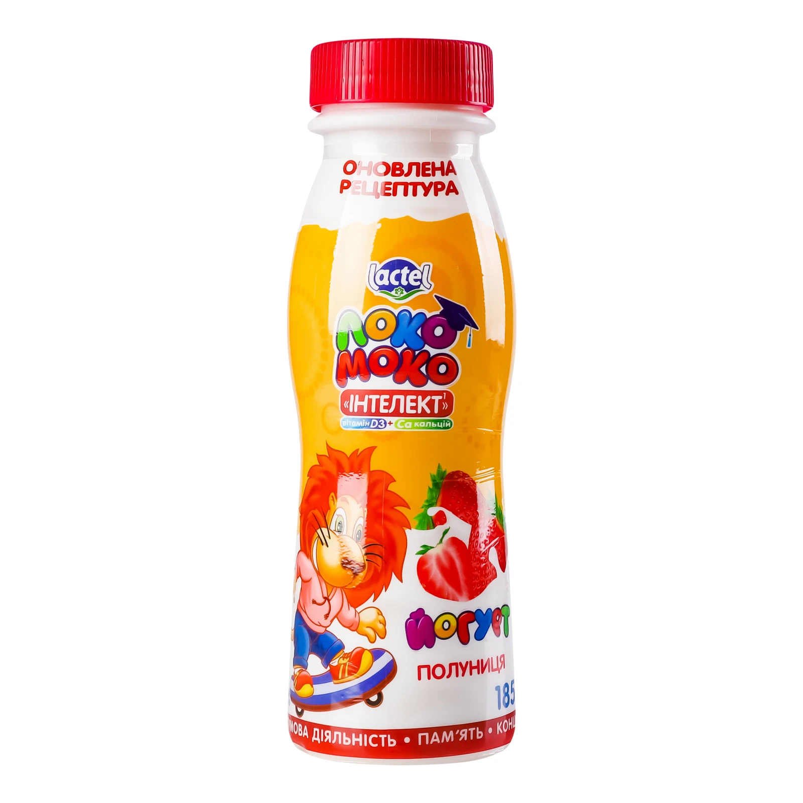 Йогурт Локо Моко Інтелект Полуниця 1.5% 185г Фото №:1