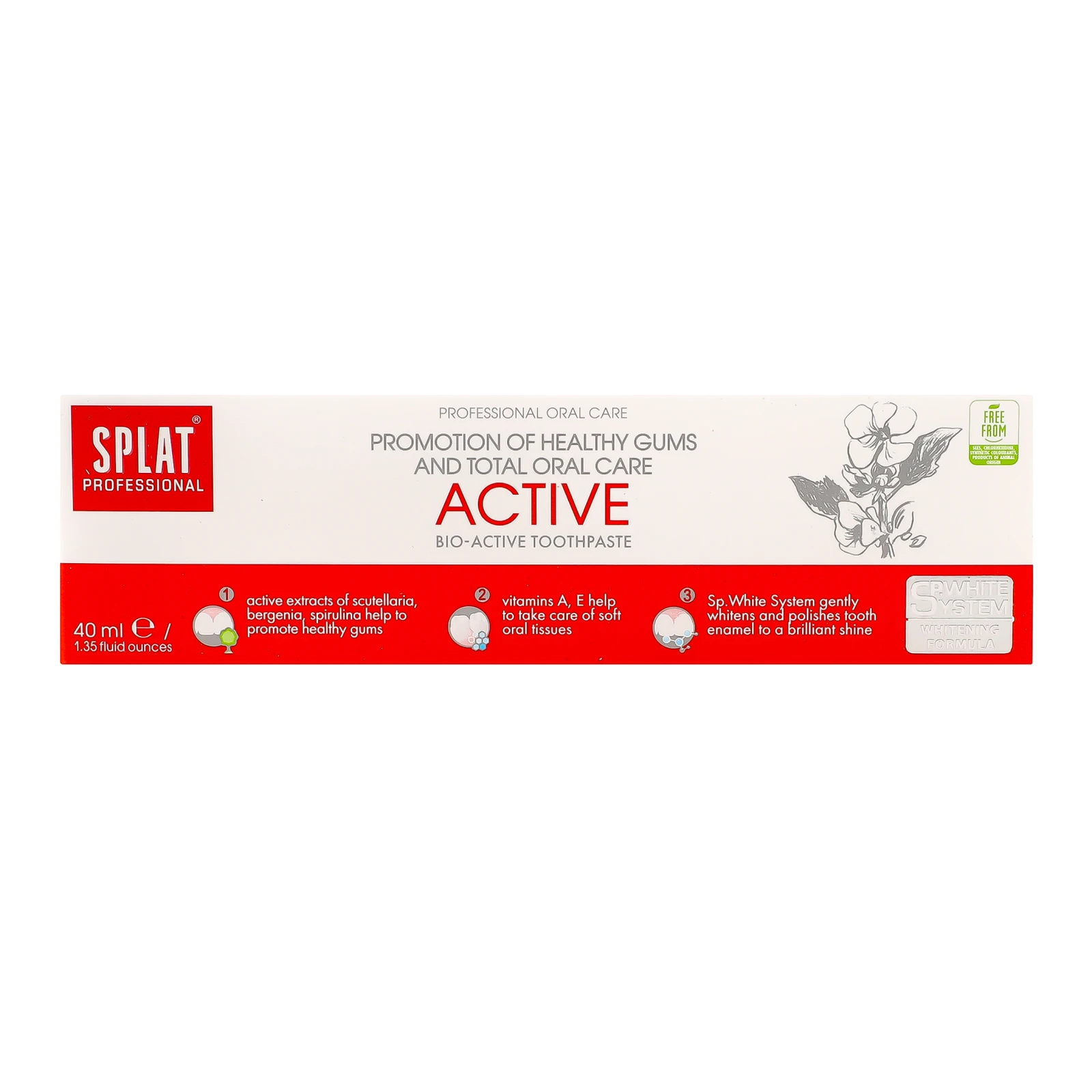 Паста зубна Splat Professional Актив 40мл