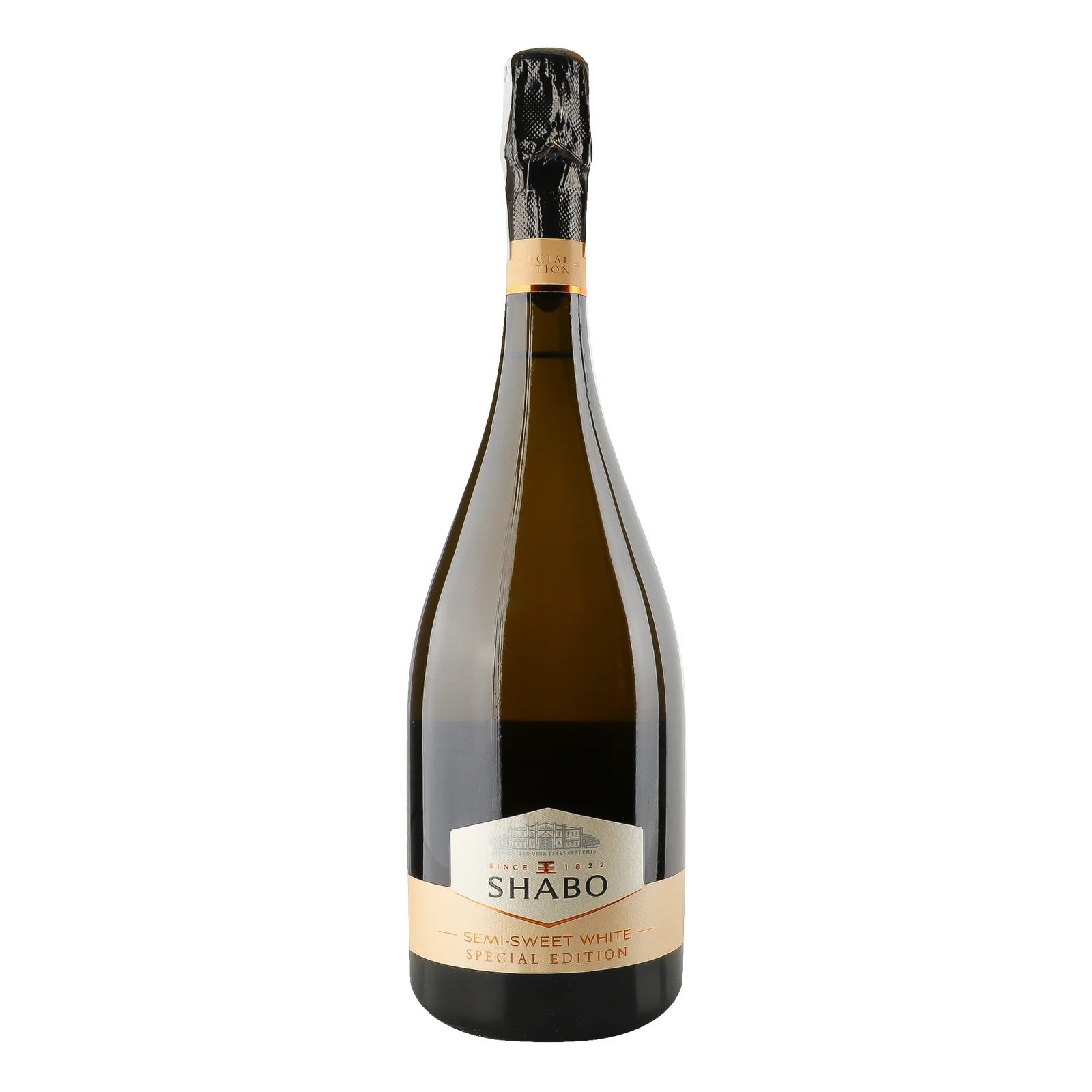 Вино ігристе Shabo біле напівсолодке 10.5-13.5% 0.75л Фото №:1