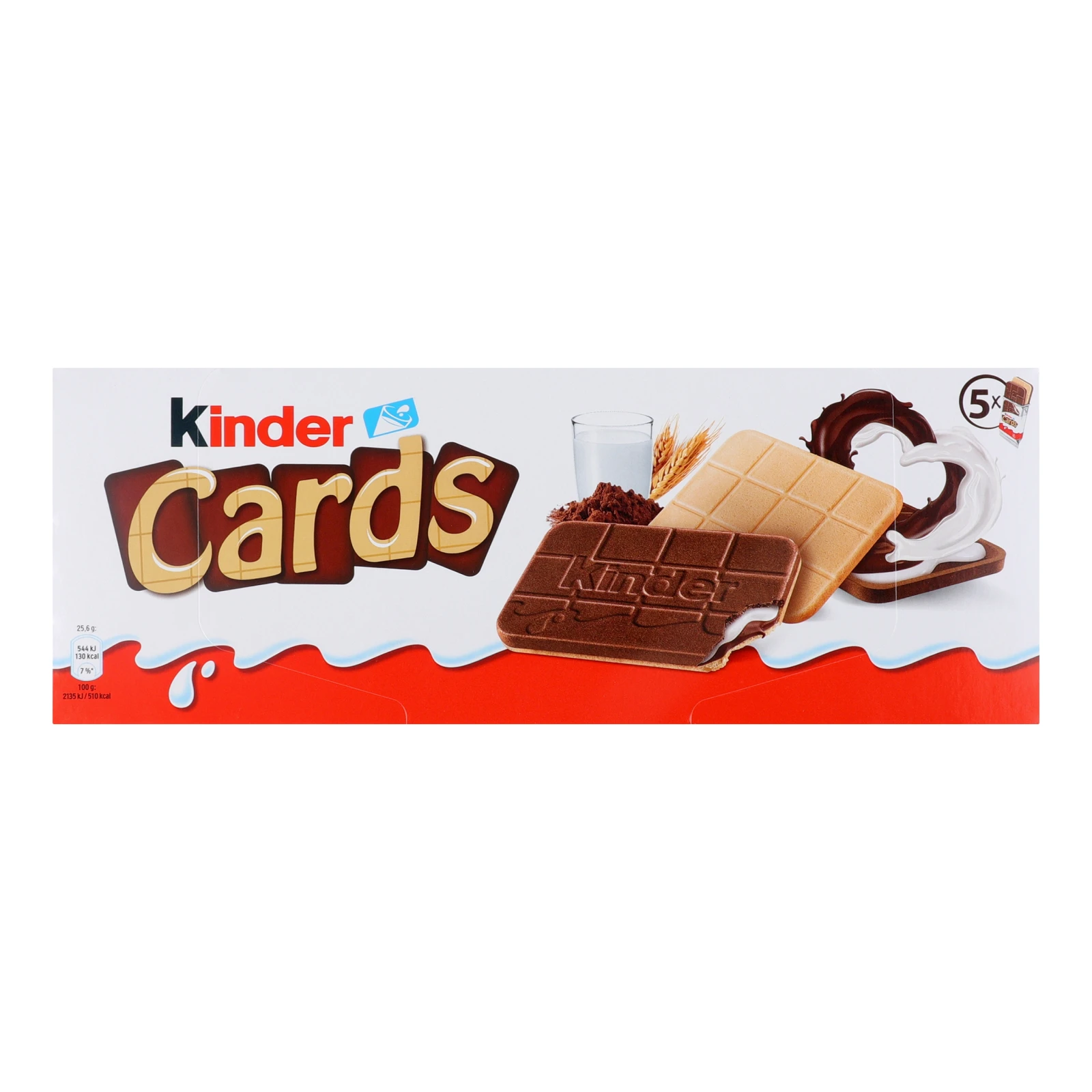 Шоколад Kinder Cards 128г Фото №:1