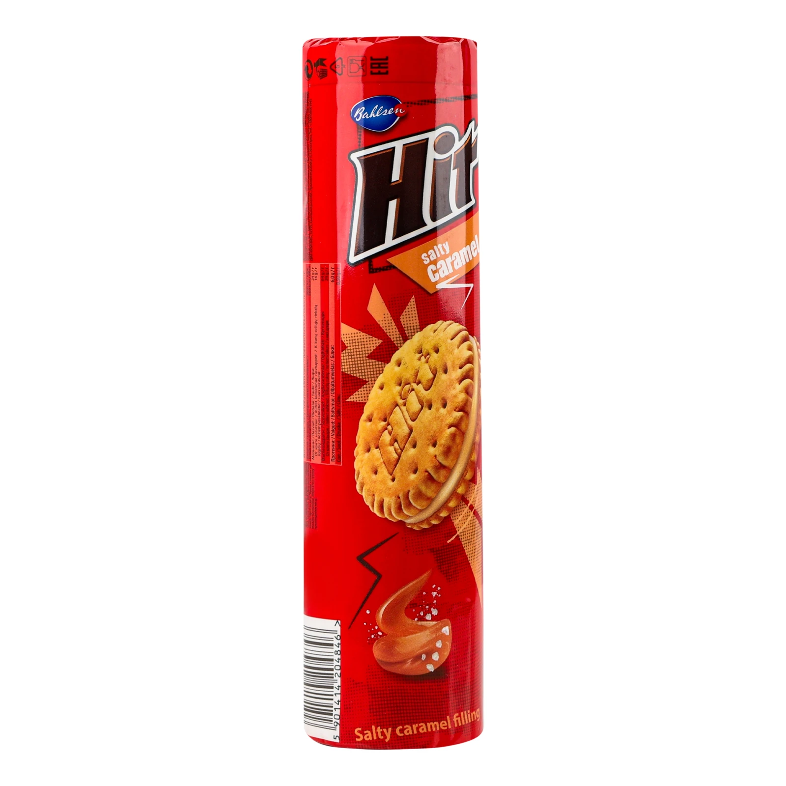 Печиво Hit Salty caramel двошарове з начинкою з ароматом солоної карамелі 220г фото 2