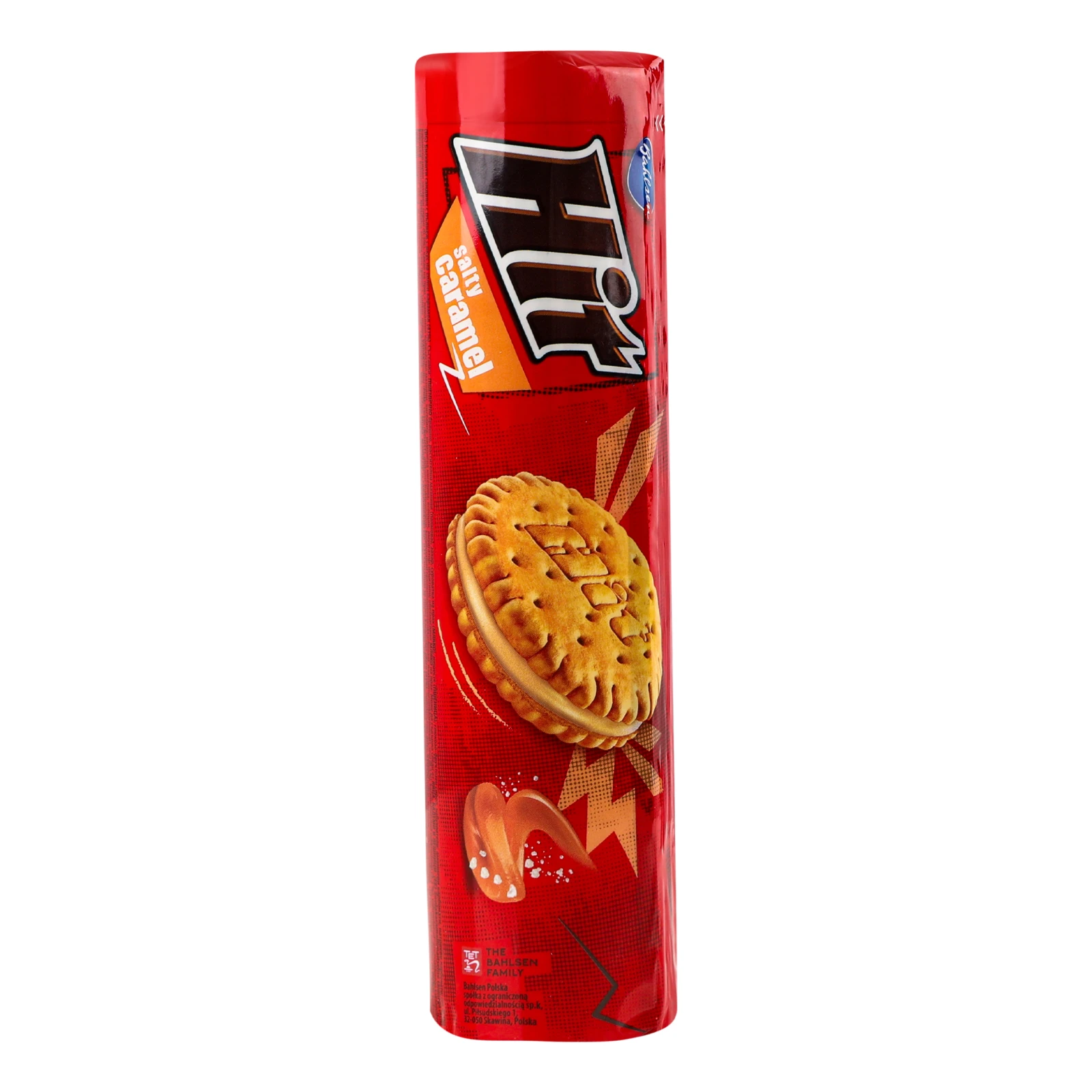 Печиво Hit Salty caramel двошарове з начинкою з ароматом солоної карамелі 220г