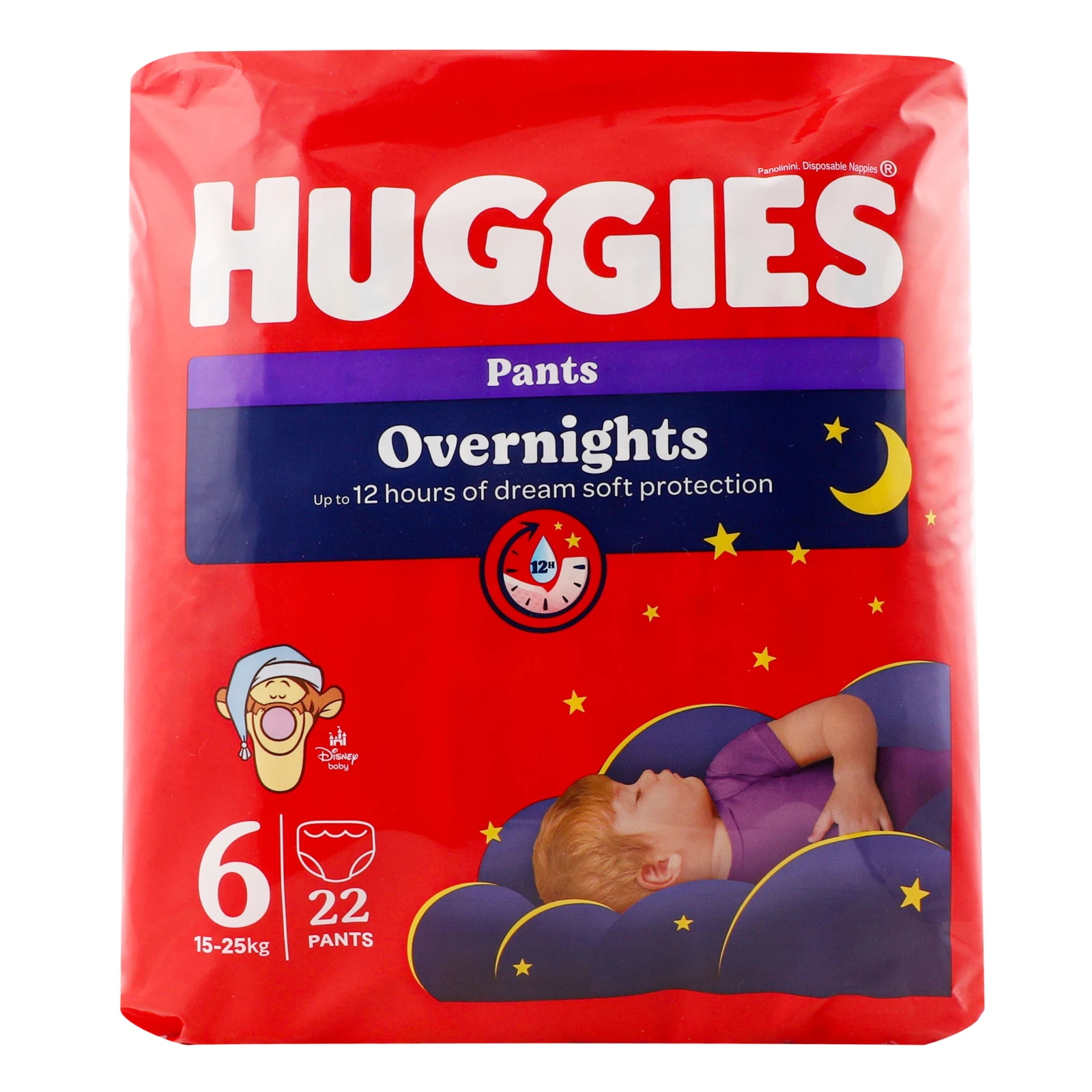 Підгузки-трусики Huggies Pants Overnights 6 15-25кг дитячі 22шт Фото №:1