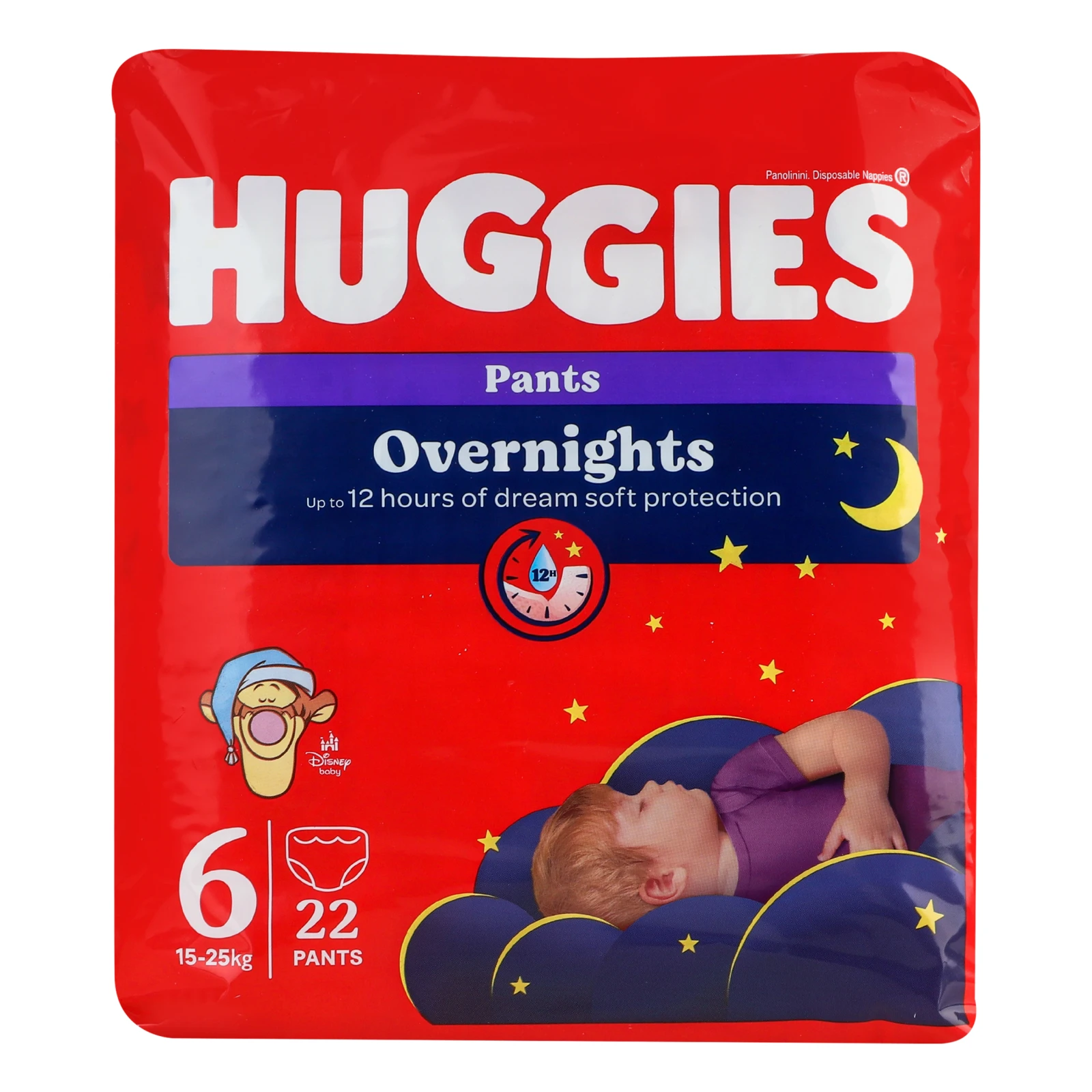 Підгузники-трусики Huggies Pants Overnights 6 15-25кг дитячі 22шт/уп Фото №:1