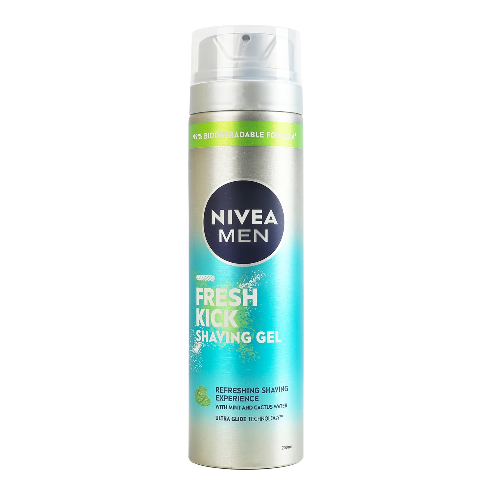 Гель для гоління Nivea Men Fresh kick 200мл Фото №:1