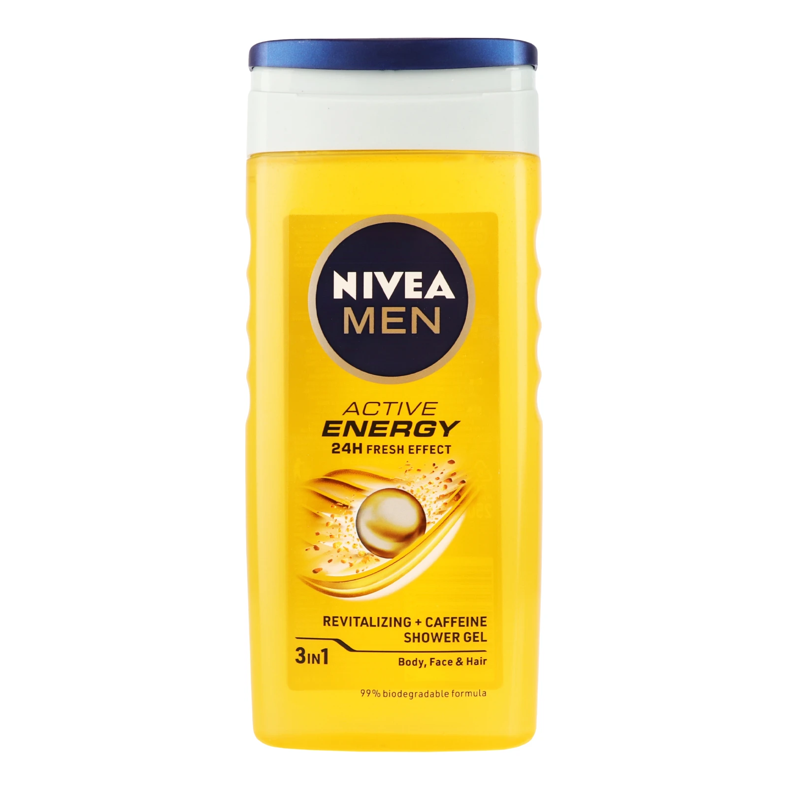 Гель для душу Nivea Men Активна енергія для тіла, обличчя та волосся 250мл Фото №:1