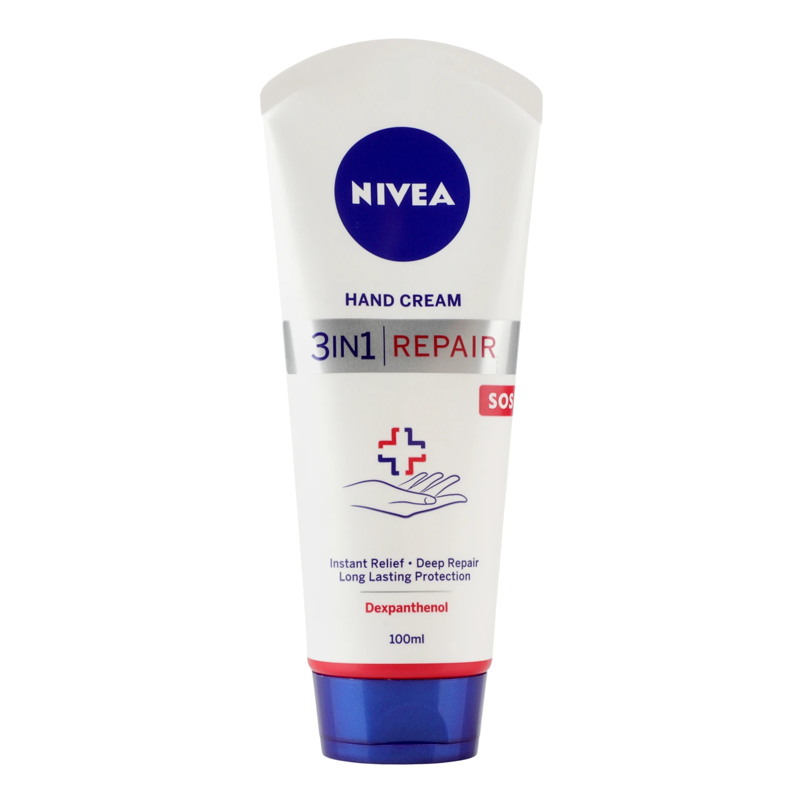 Крем для рук Nivea SOS Repair 3в1 Відновлення 100мл Фото №:1