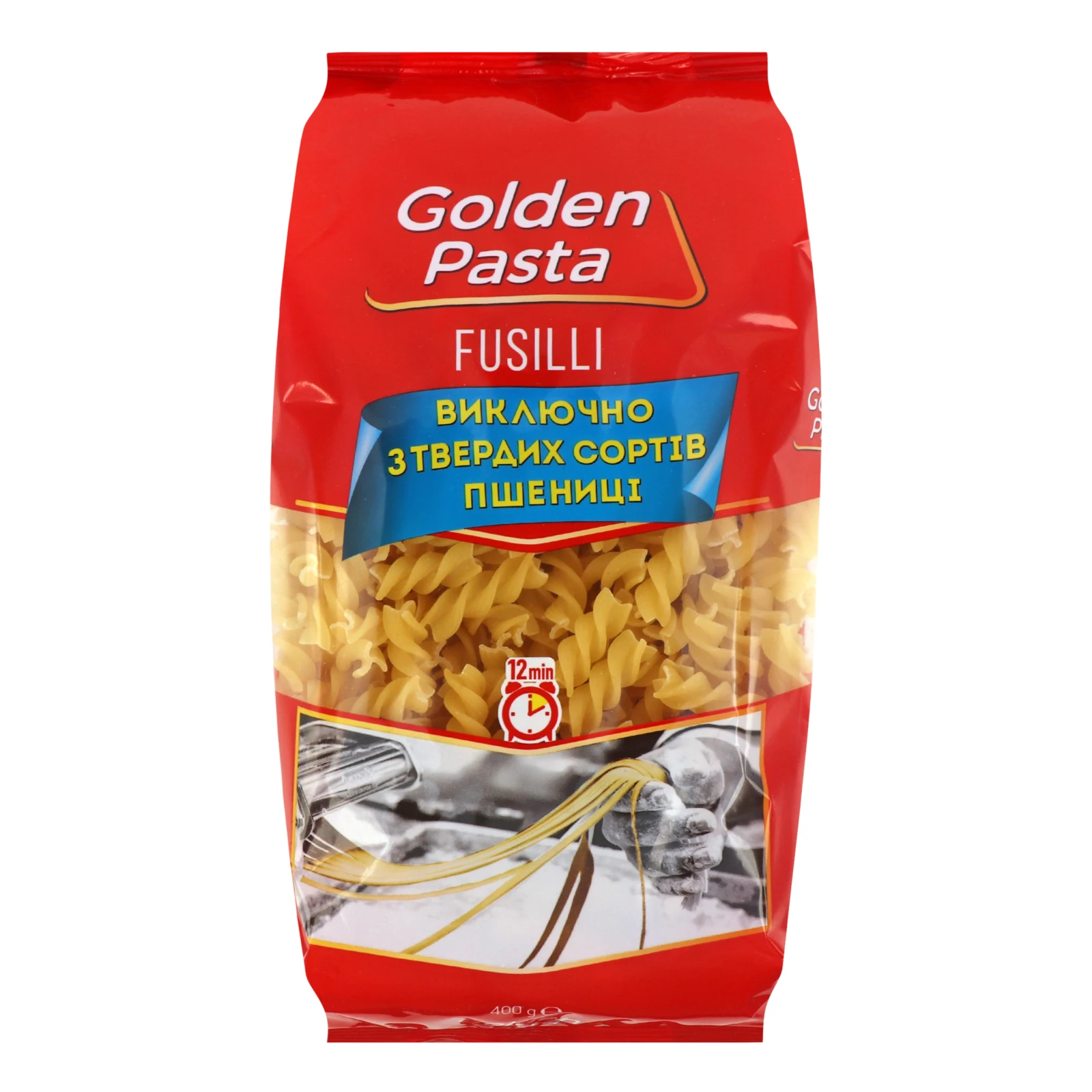 Вироби макаронні Golden Pasta Fusilli Спіралі 400г Фото №:1