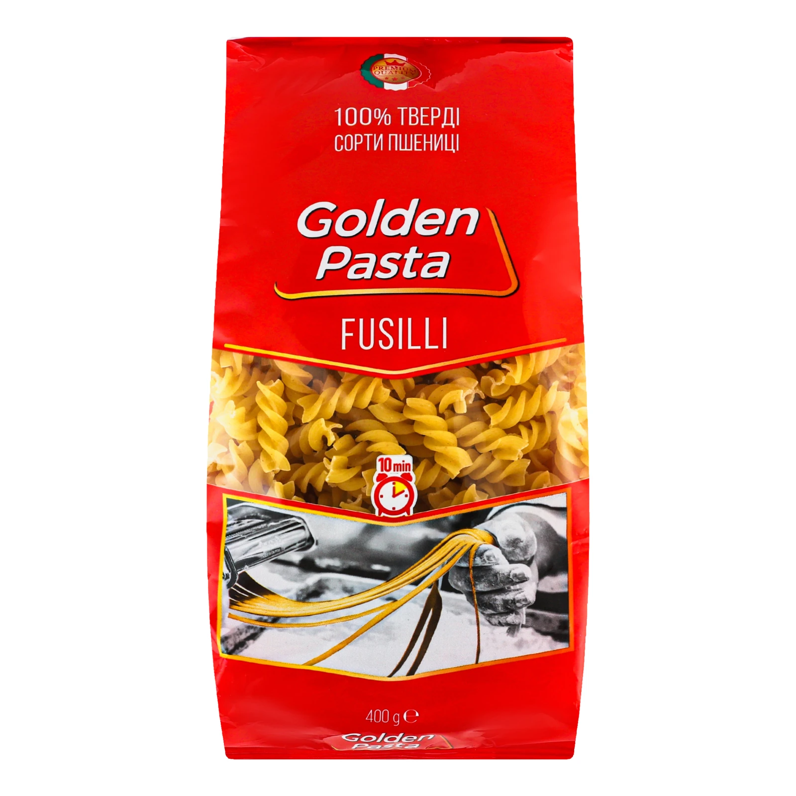 Вироби макаронні Golden Pasta Fusilli Спіралі 400г Фото №:1