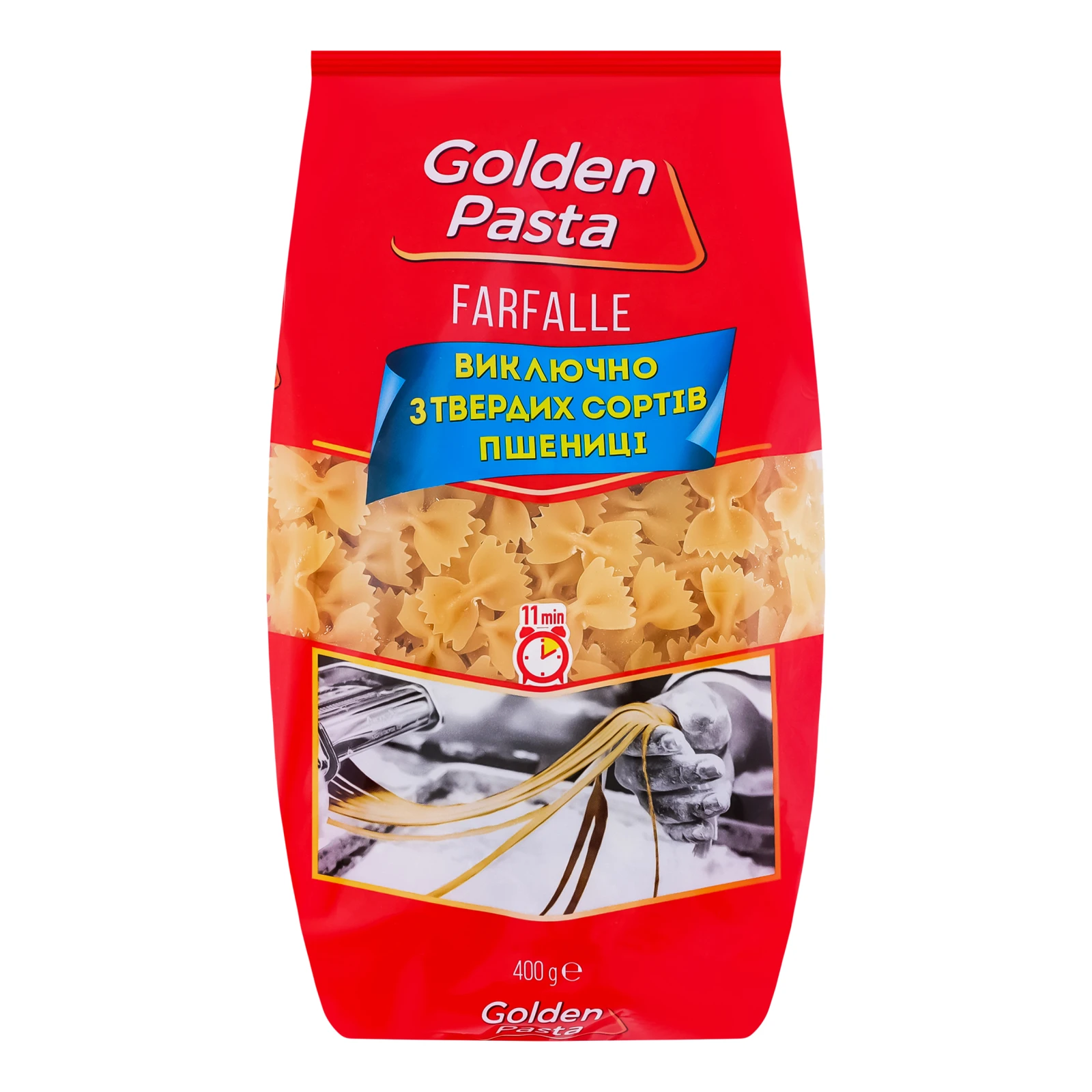 Макаронні вироби Golden Pasta Farfalle 400г Фото №:1