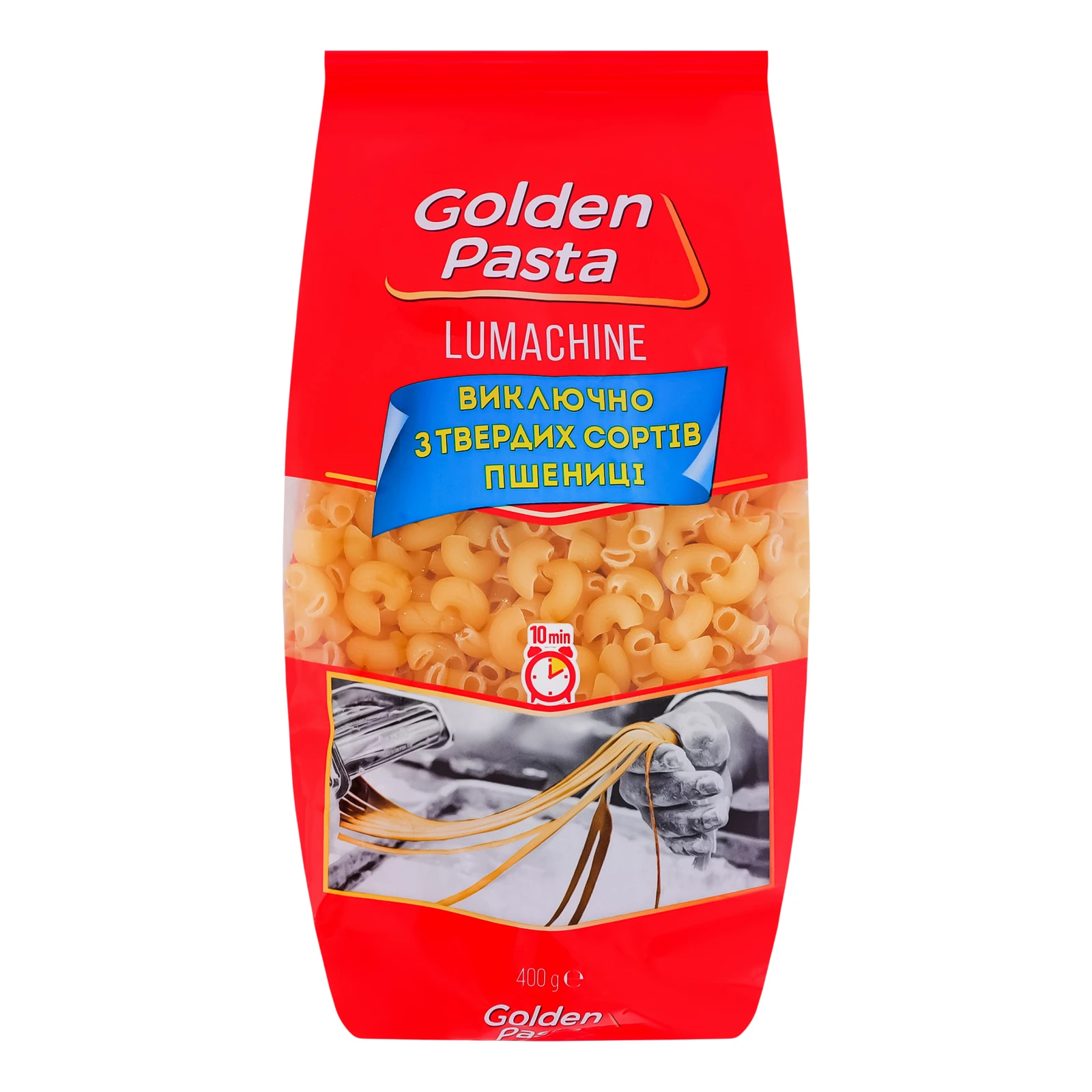 Макаронні вироби Golden Pasta Lumachine ріжки 400г Фото №:1
