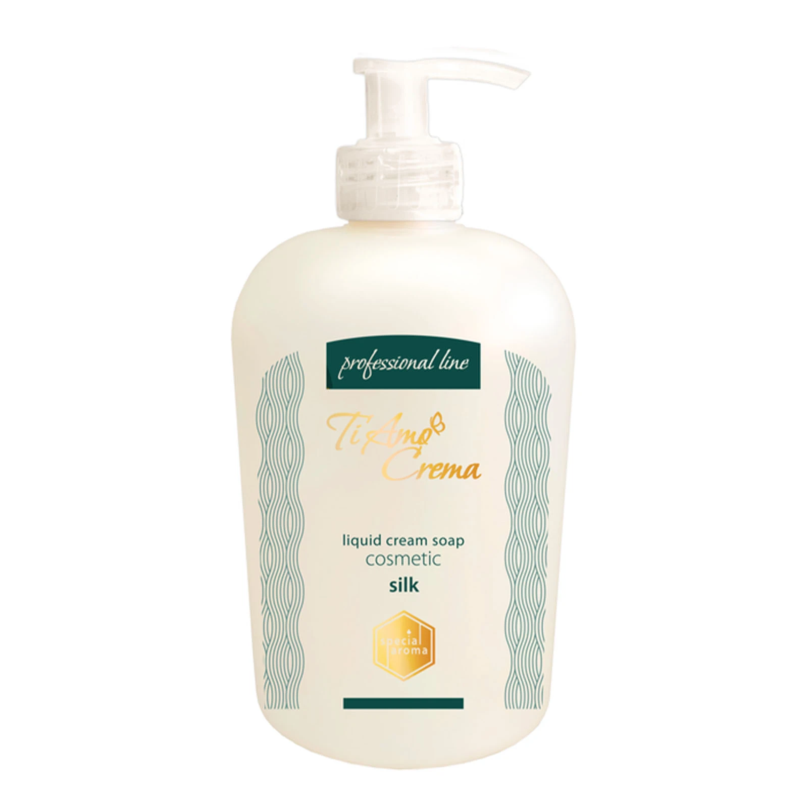 Крем-мило Ti Amo Crema рідке косметичне з протеїнами шовку 450мл Фото №:1