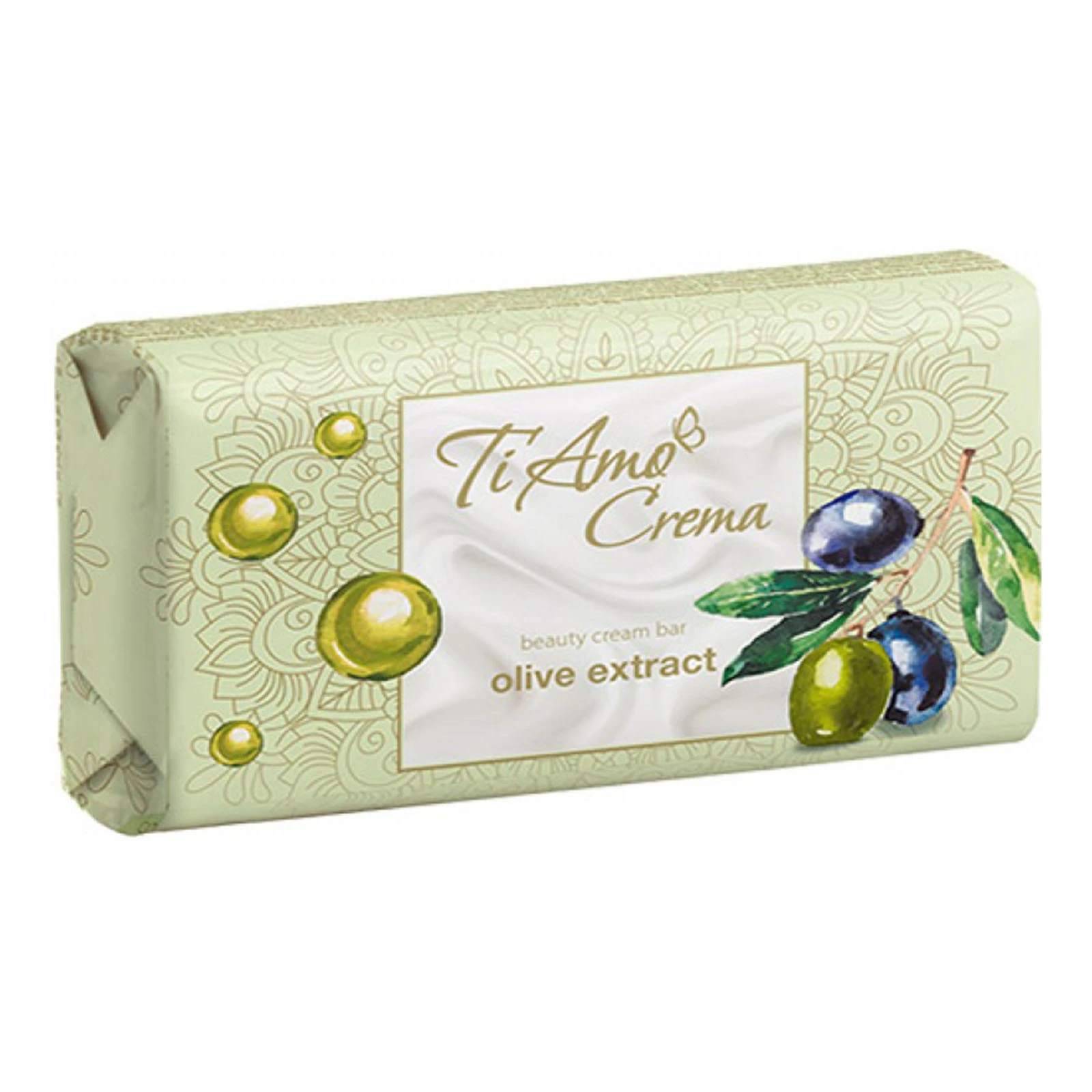 Мило Ti Amo Crema тверде косметичне з екстрактом оливи 125г Фото №:1