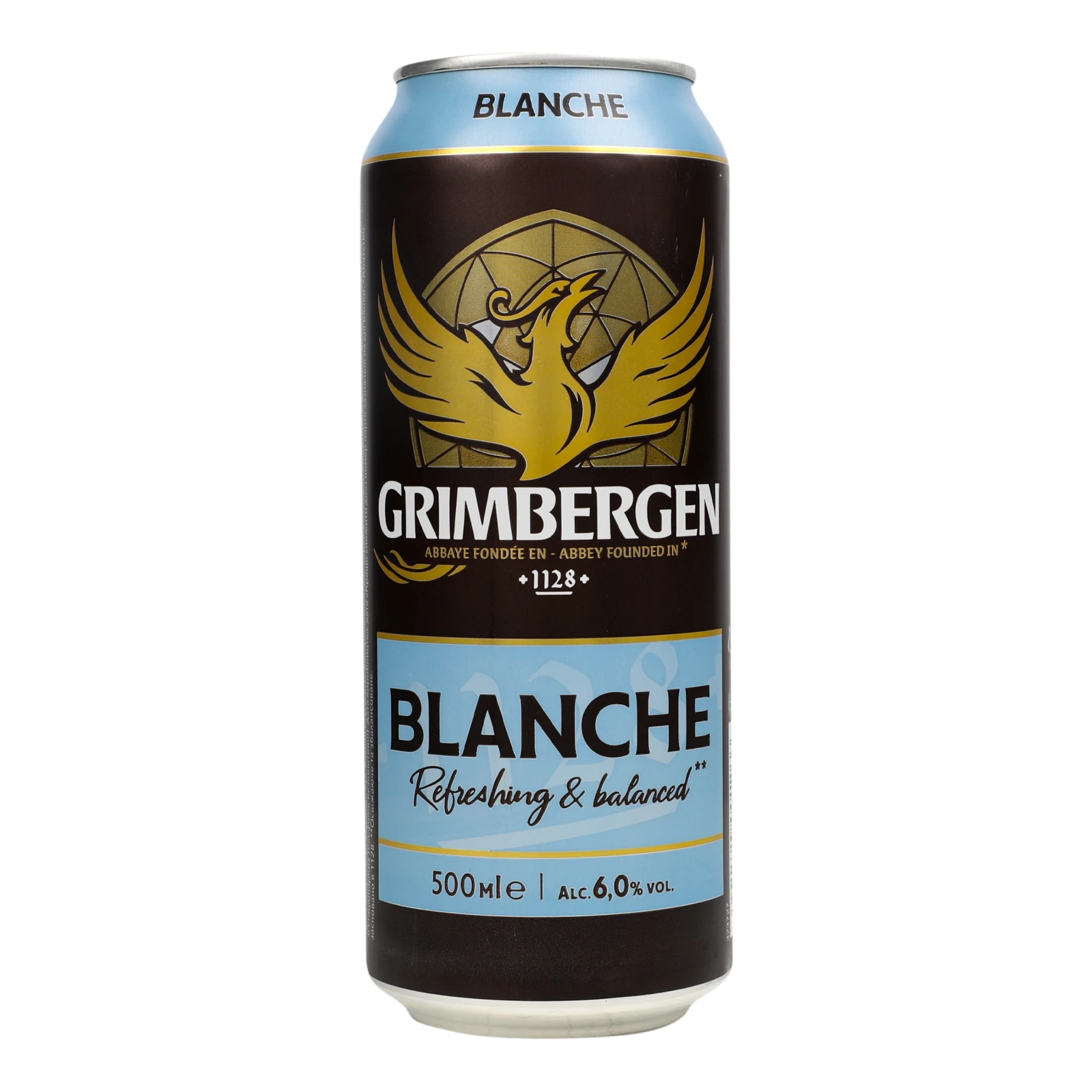 Пиво спеціальне Grimbergen Blanche світле пастеризоване 6% 0.5л Фото №:1