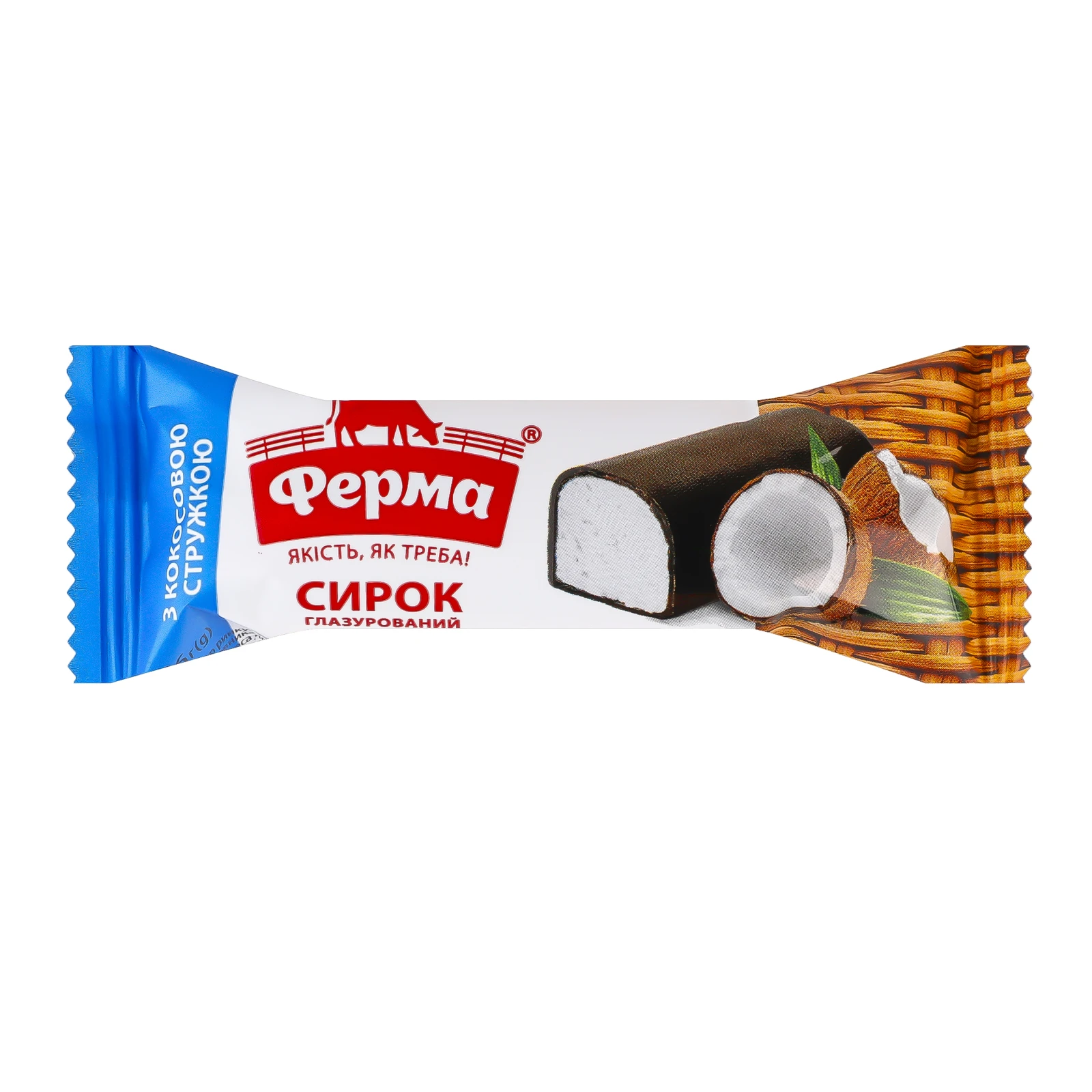 Сирок глазурований Ферма з кокосовою стружкою 23% 36г Фото №:1