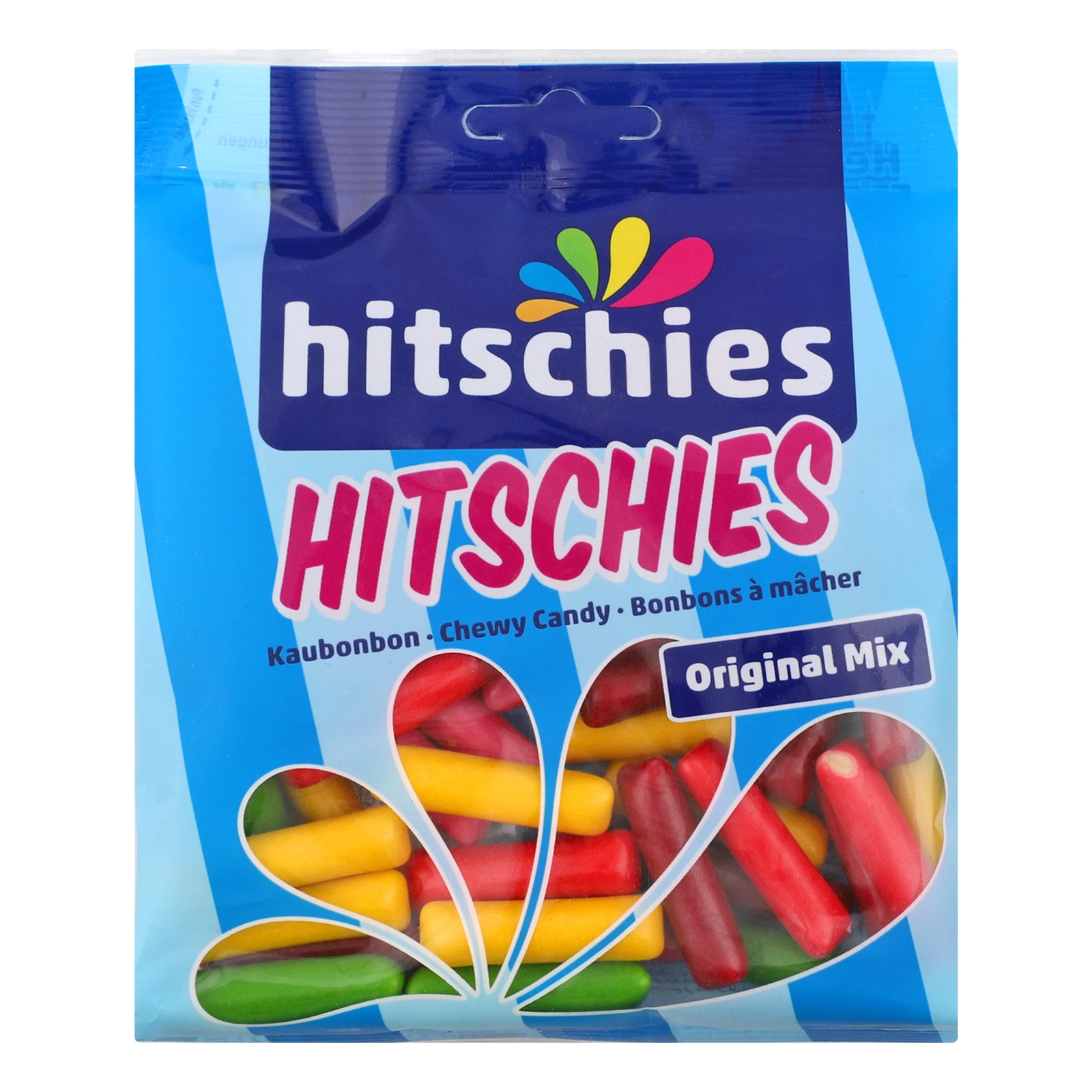 Цукерки жувальні Hitschies Original Mix фруктові у цукровій глазурі 125г Фото №:1