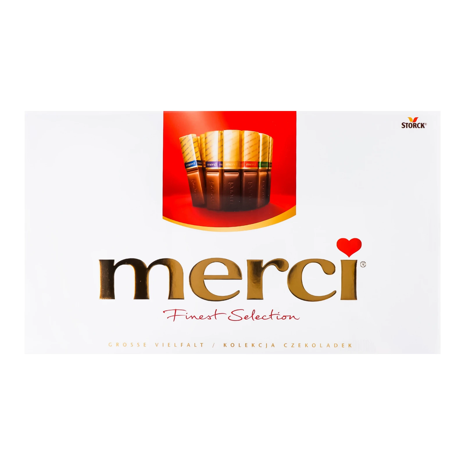 Набір цукерок Merci Finest Selection шоколадних асорті 400г Фото №:1