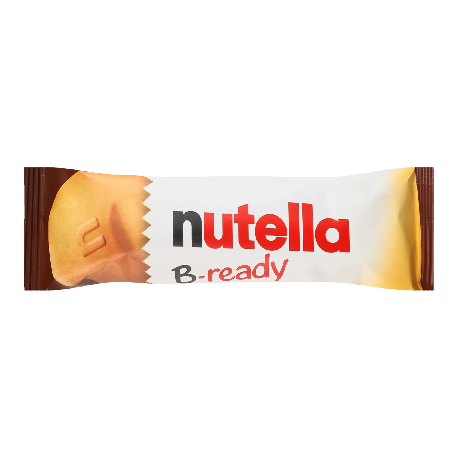 Батончик Nutella B-ready вафельний з начинкою з горіхової пасти з какао та вафельних кульок 22г Фото №:1