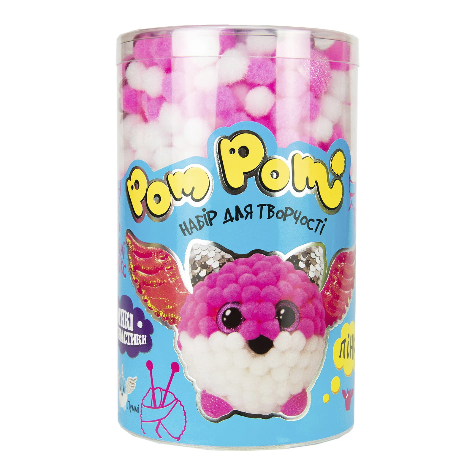 Набір для творчості Strateg Pom Pom Пінкі 32015 Фото №:1
