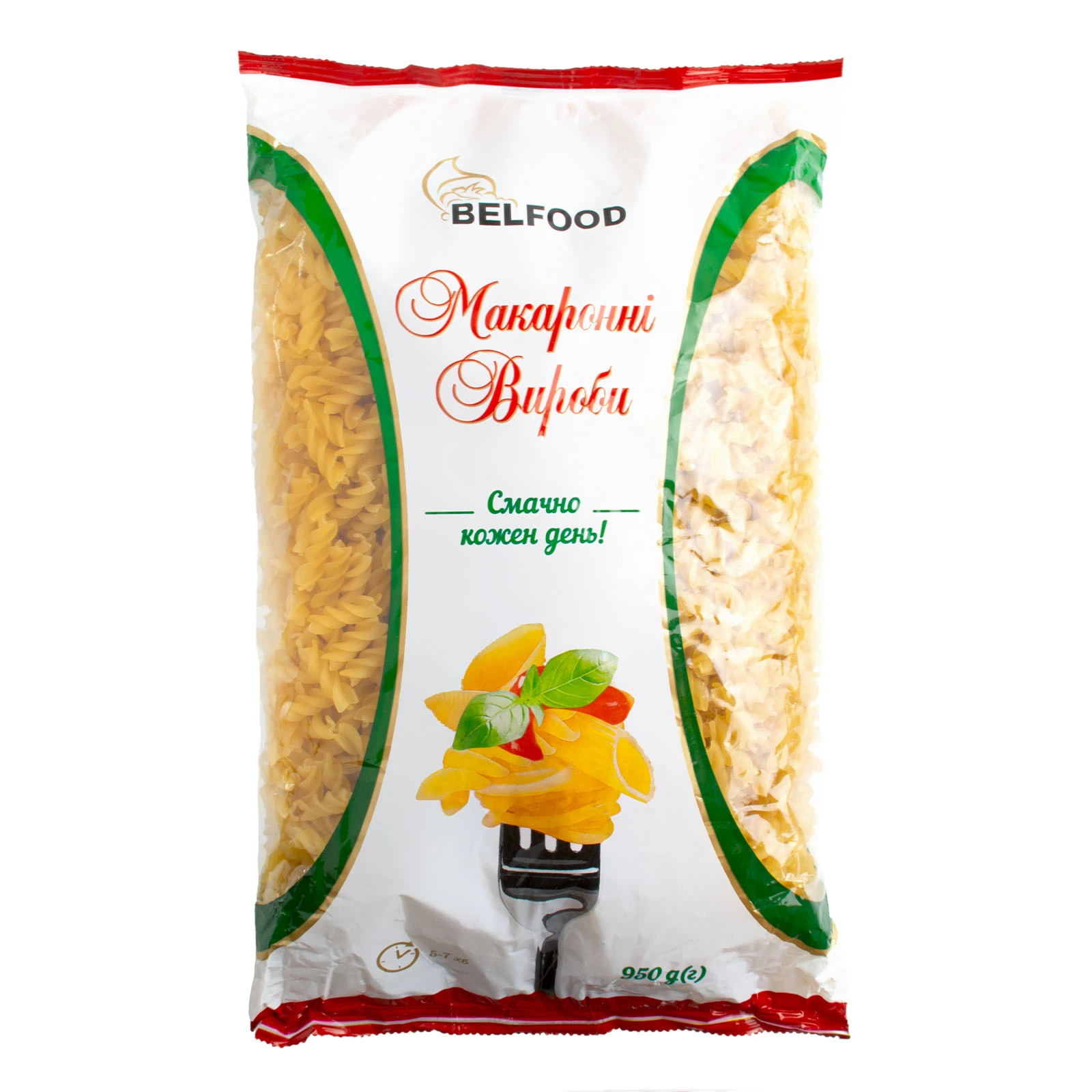 Макаронні вироби Belfood спіраль 950г Фото №:1