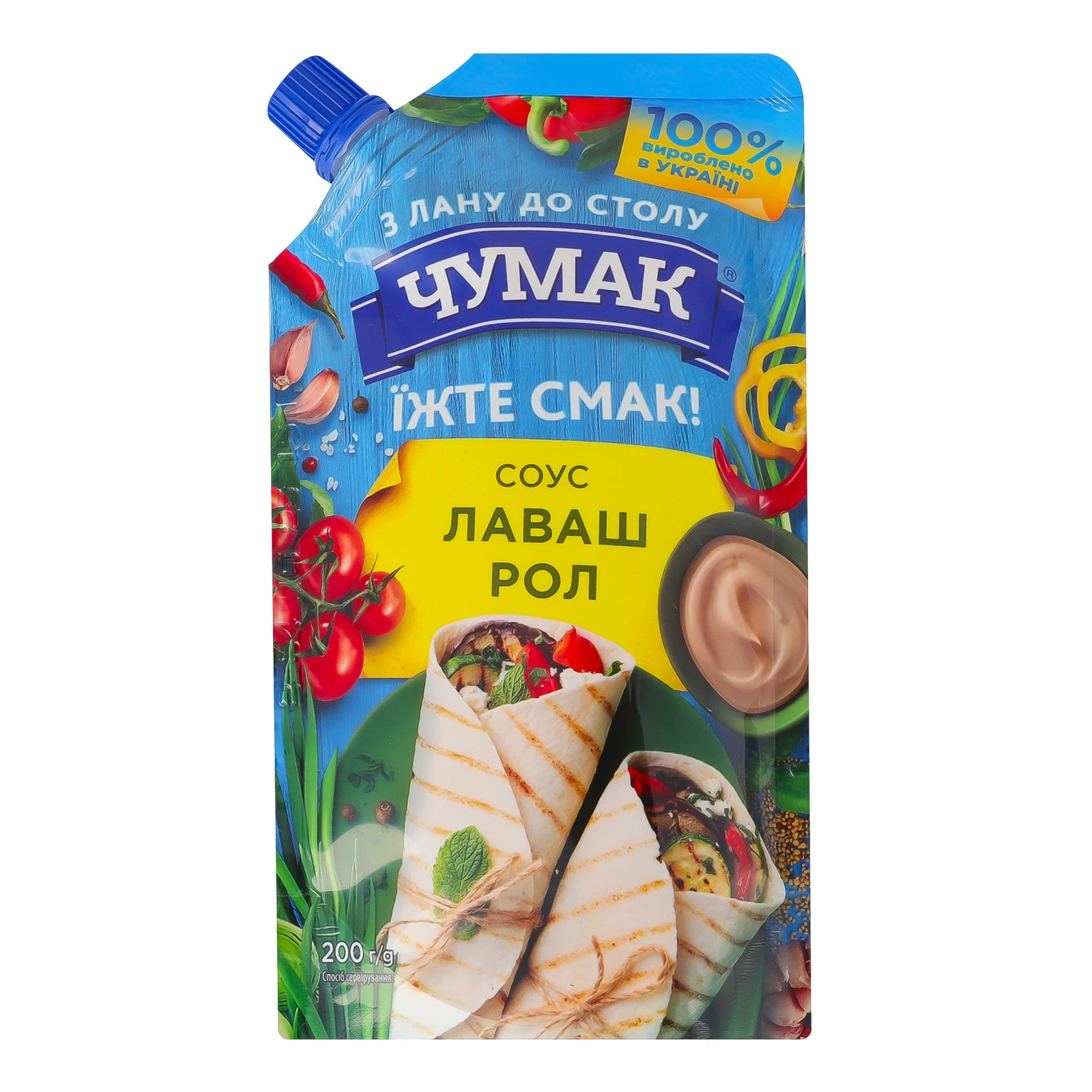 Соус Чумак Лаваш рол 200г Фото №:1