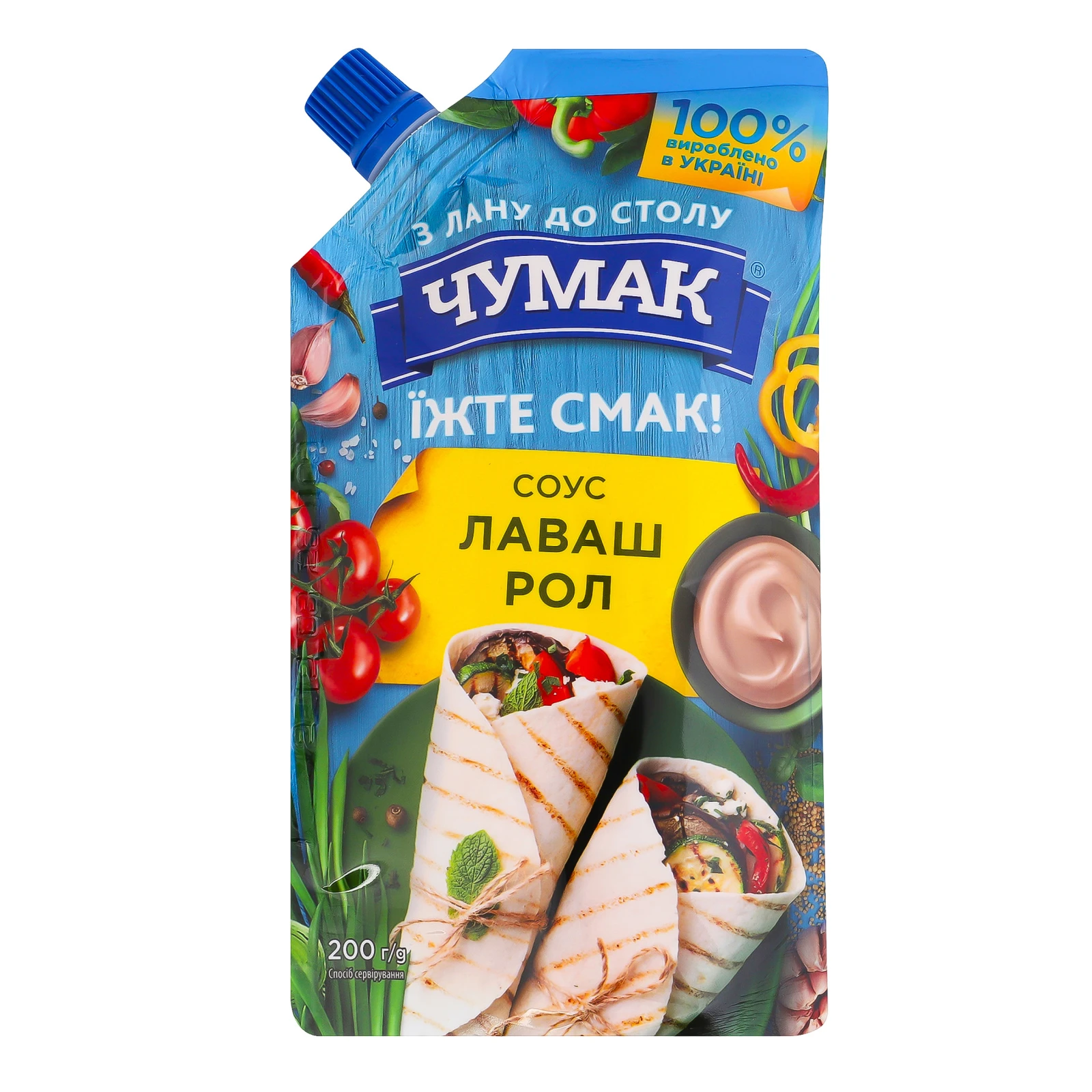 Соус Чумак Лаваш рол 200г Фото №:1