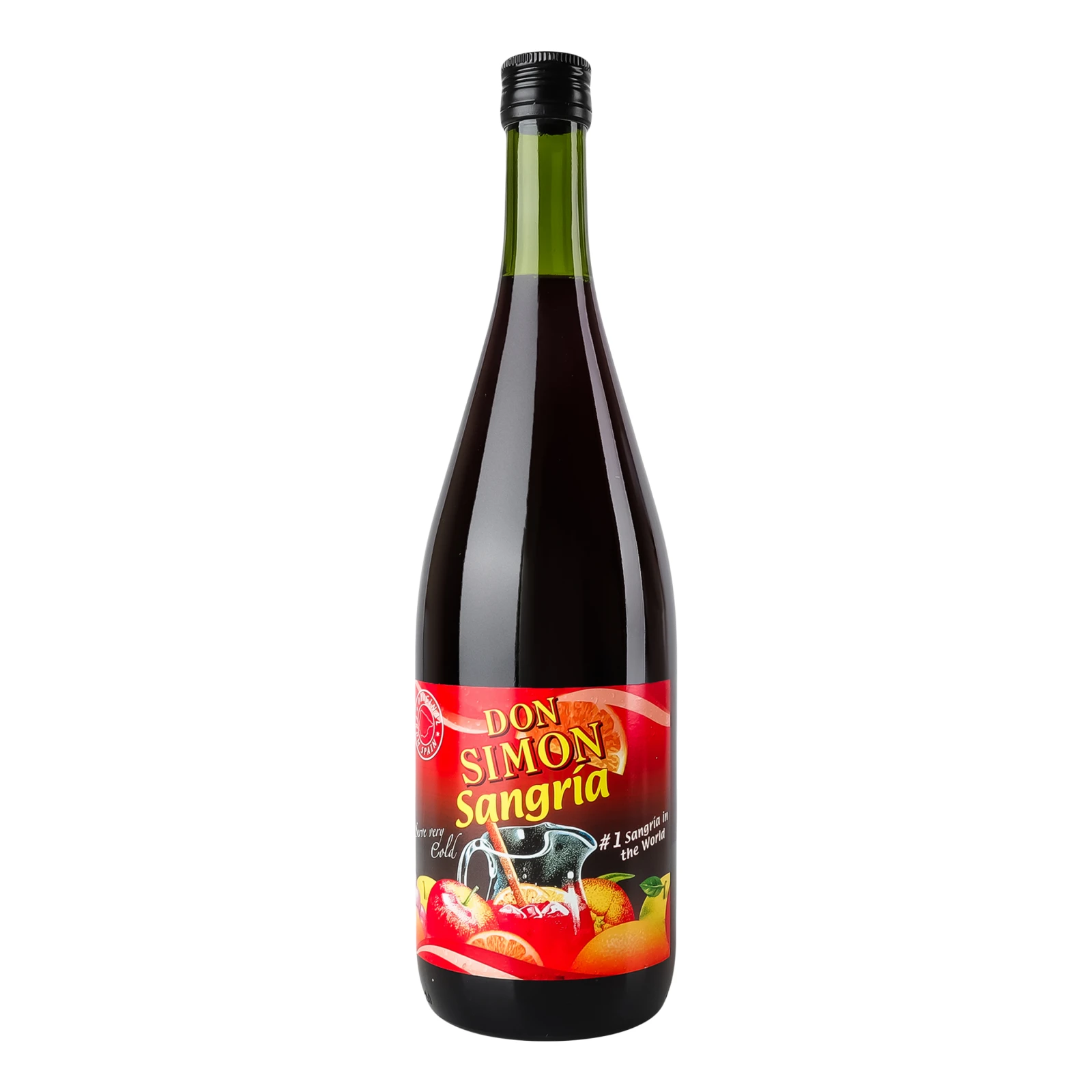 Вино Don Simon Sangria червоне солодке ароматизоване 7% 1л Фото навігації №:1