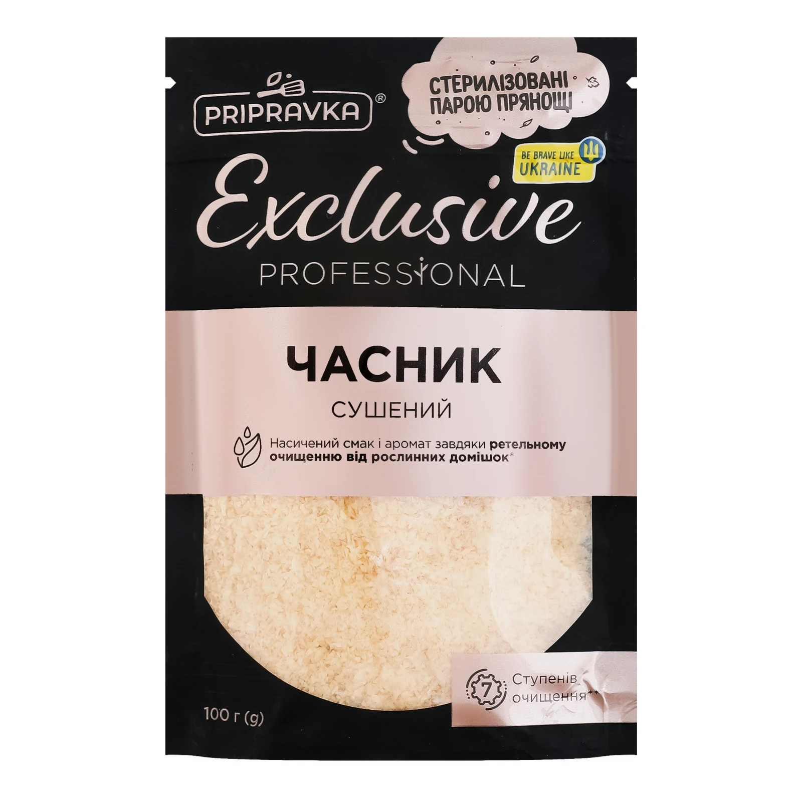 Часник Pripravka Exclusive Professional сушений 100г Фото №:1