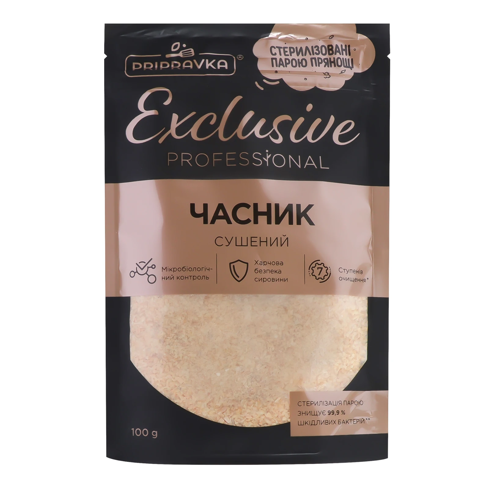 Часник Pripravka Exclusive Professional сушений 100г Фото навігації №:1
