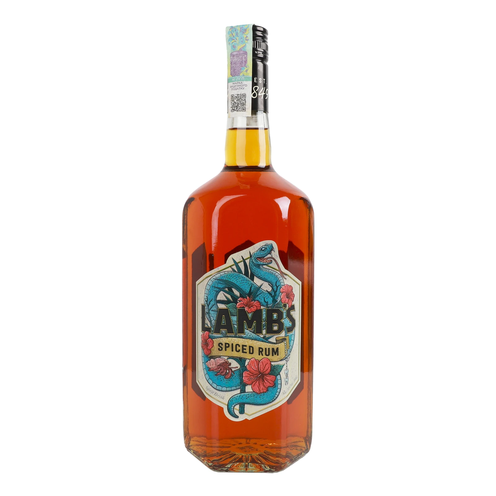 Алк. напій Ромовий Lamb`s 1,0л 30% Spiced Фото навігації №:1