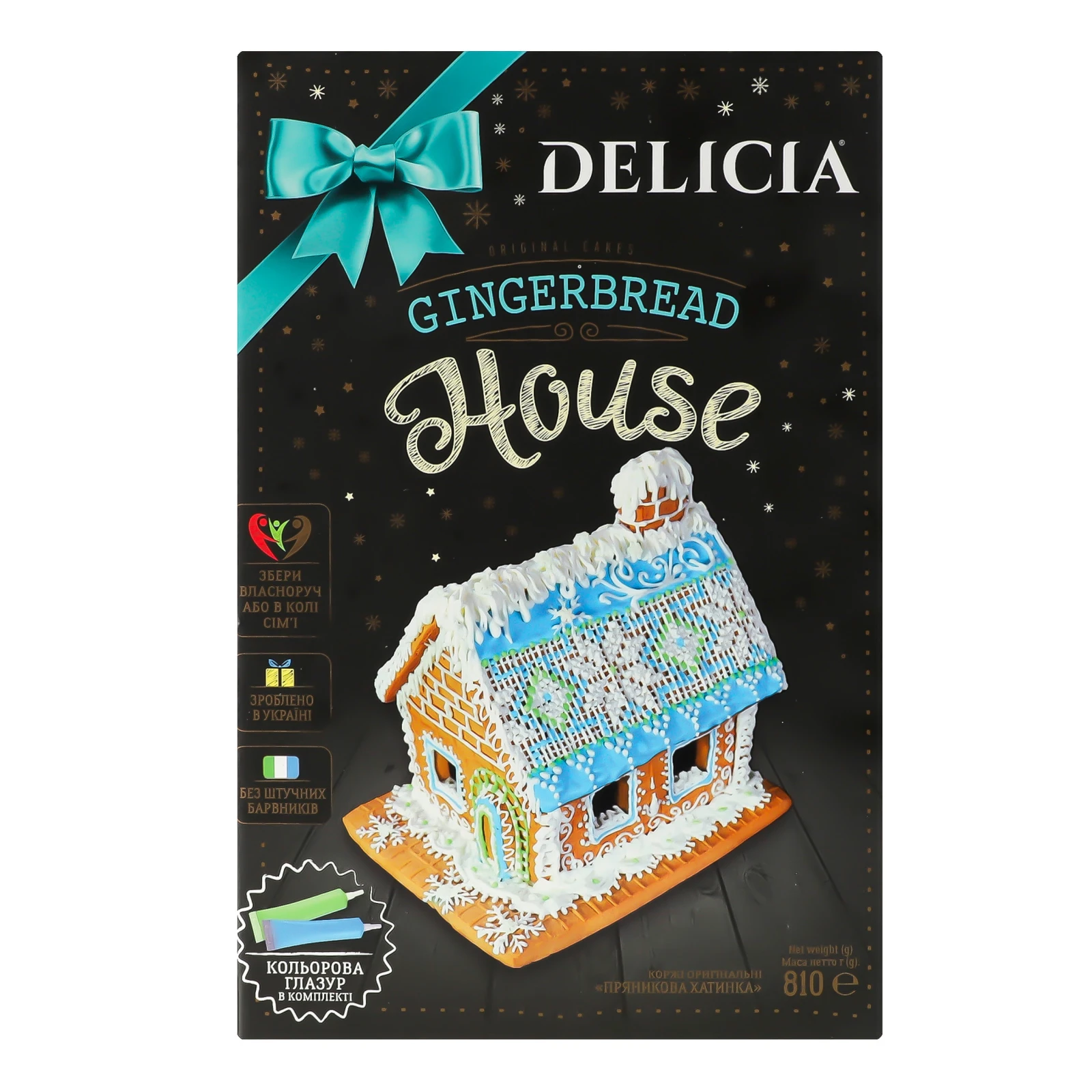 Коржі Deliciа Пряникова хатинка оригінальні 810г Фото №:1