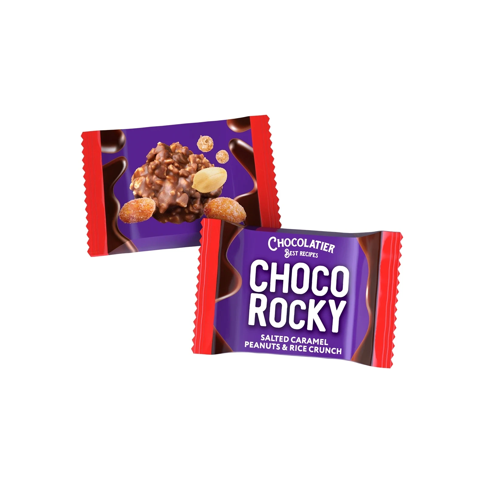 Цукерки Chocolatier Choco Rocky з арахісом асорті Фото №:1