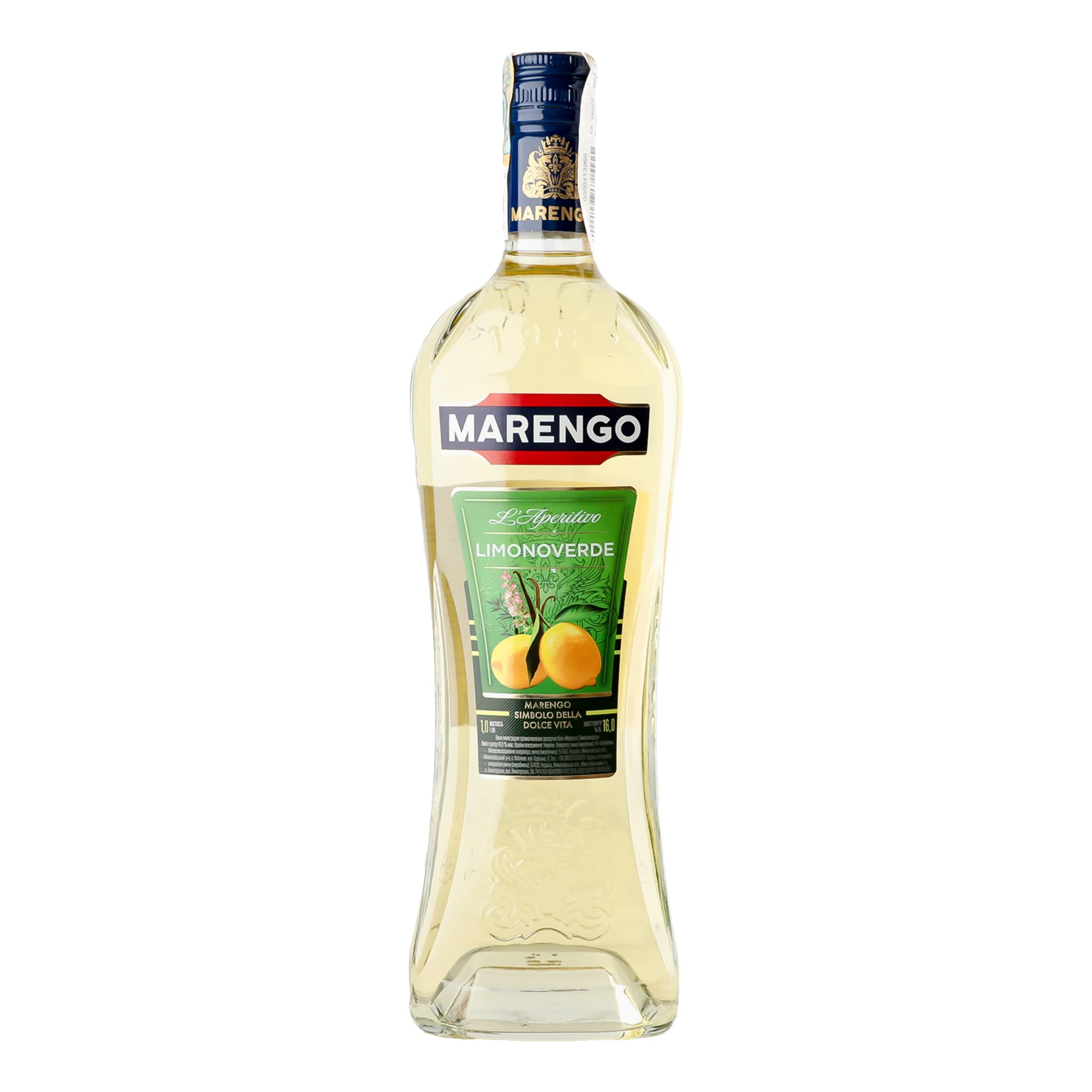Вино Marengo Limonverde біле ароматизоване десертне 16% 1л Фото №:1