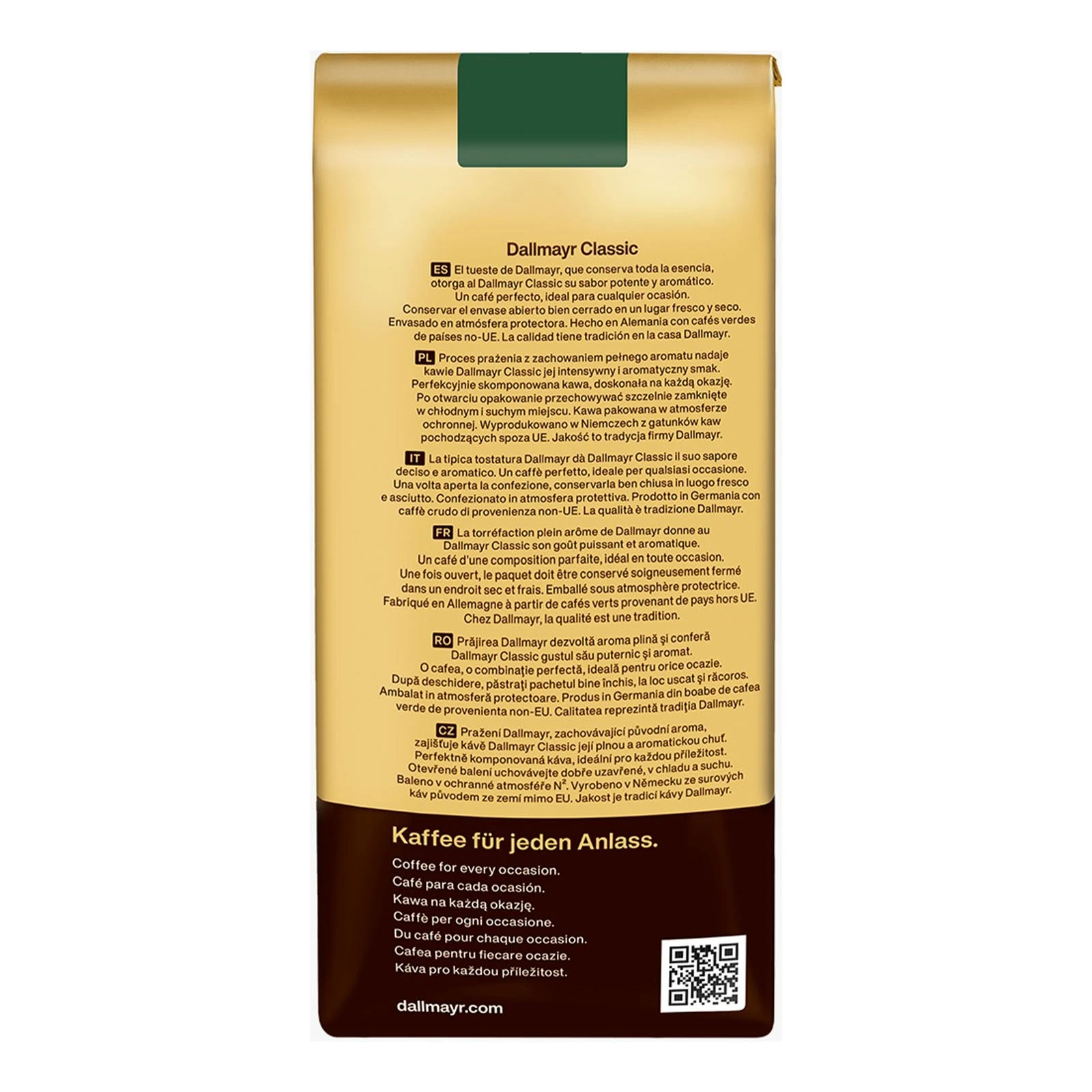 Кава Dallmayr Classic в зернах 500г Фото №:2