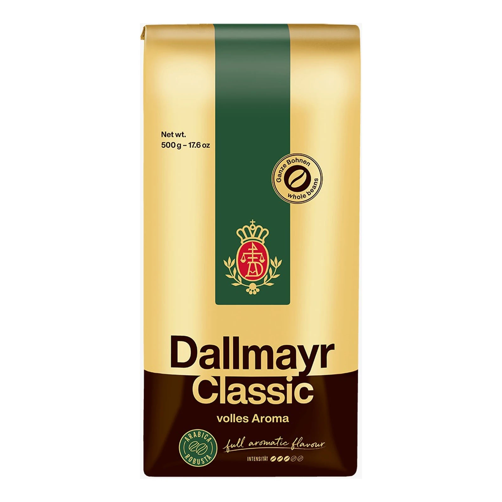 Кава Dallmayr Classic в зернах 500г Фото №:1