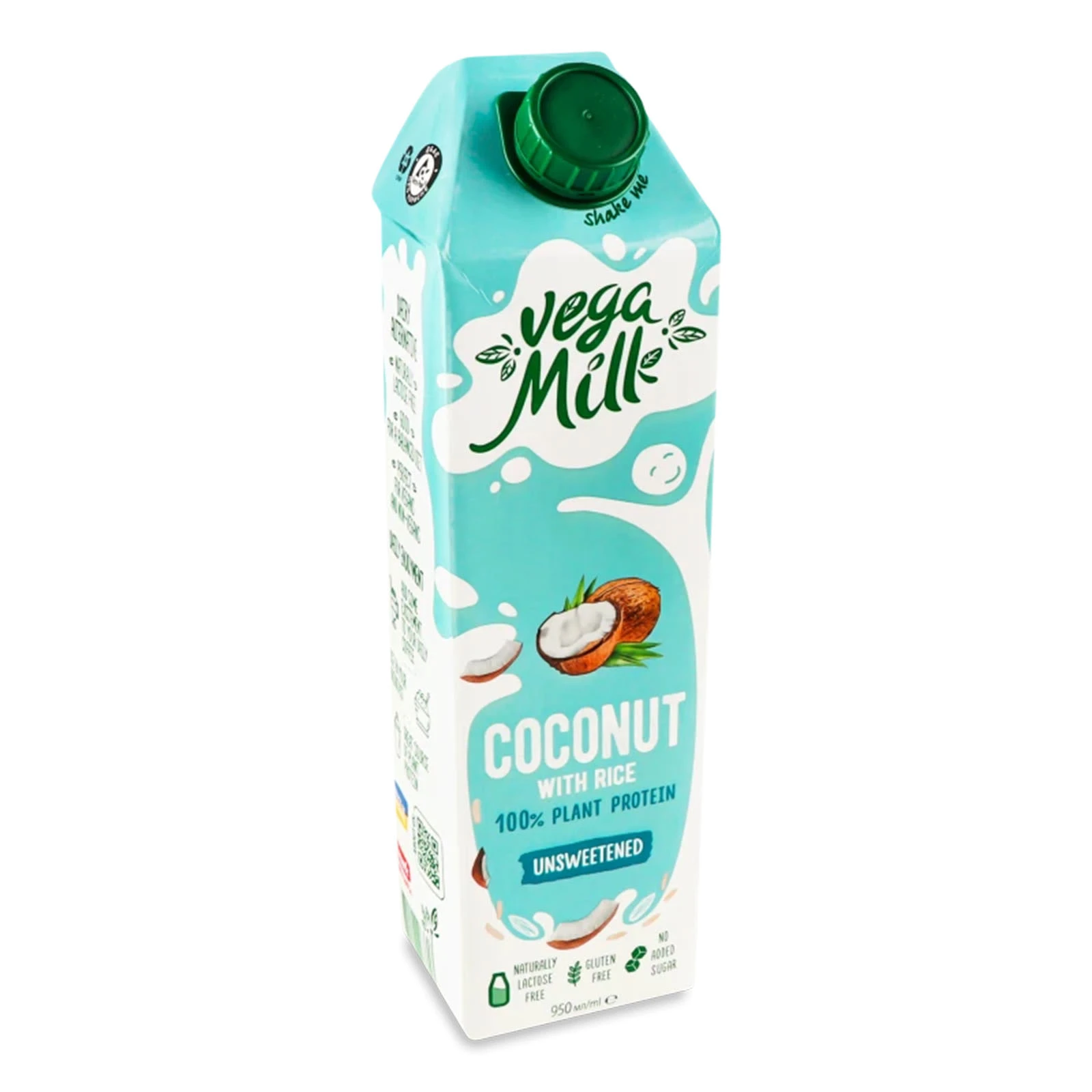 Напій кокосовий Vega Milk з рисом ультрапастеризований 950мл Фото навігації №:1