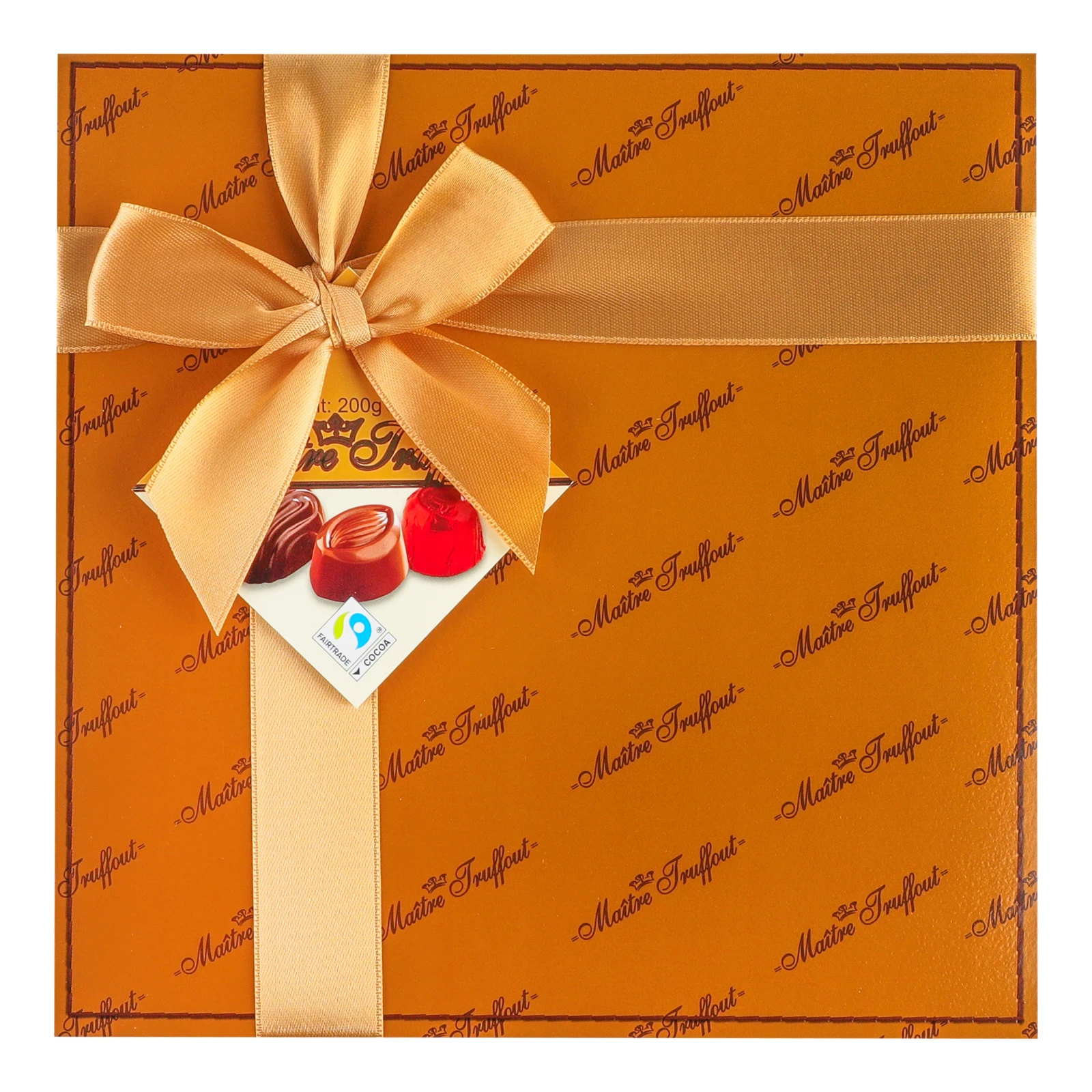 Цукерки Maitre Truffout бельгійські асорті світле 200г Фото №:1